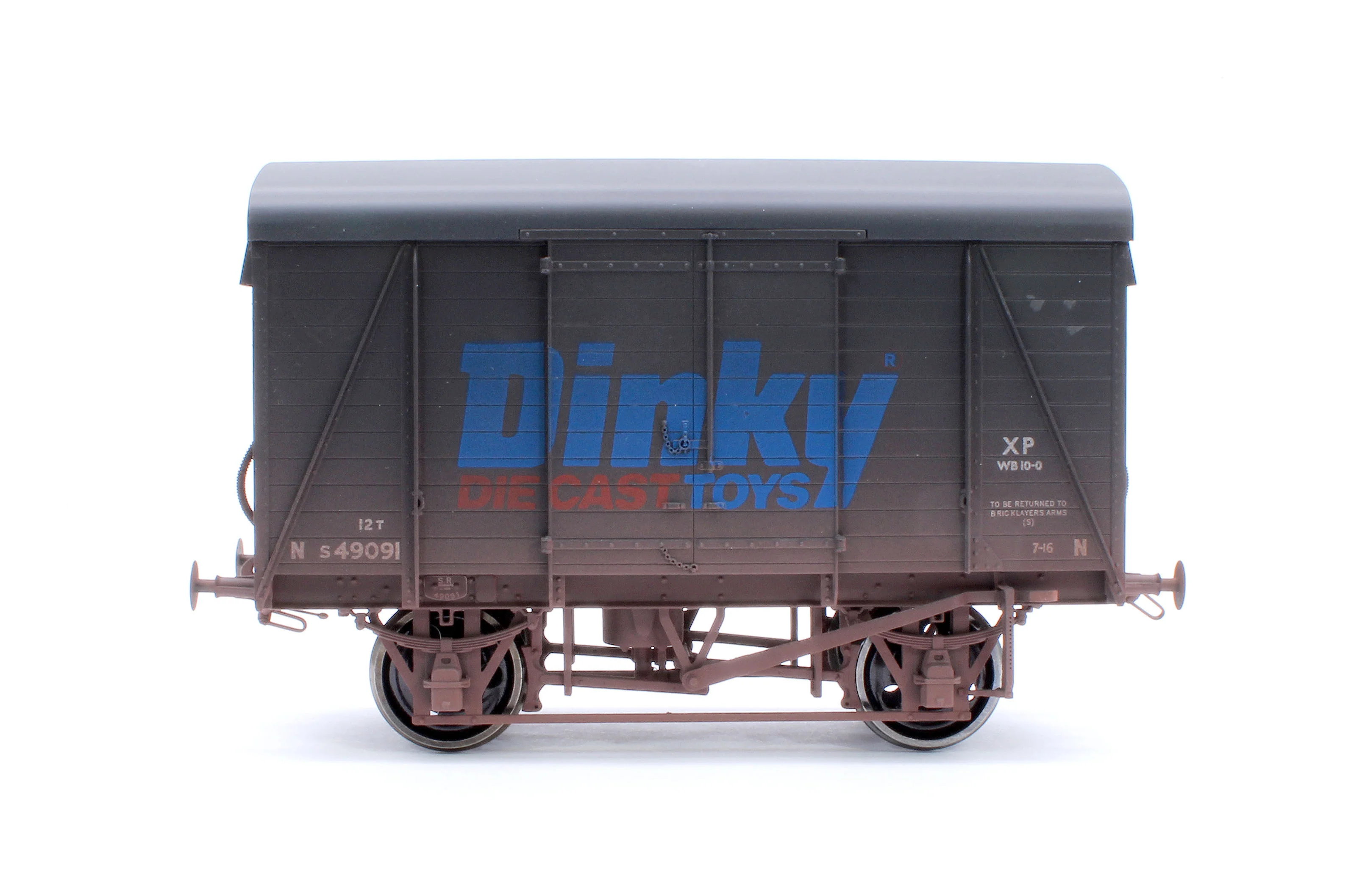 Southern Railway 12T Van Dinky - Weathered - Image 3