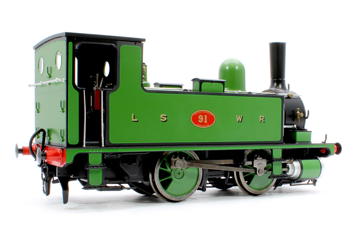 7S-018-006D L&SWR B4 0-4-0T Lined Green 91 - Steam Tank Locomotive - DCC Fitted - Image 3