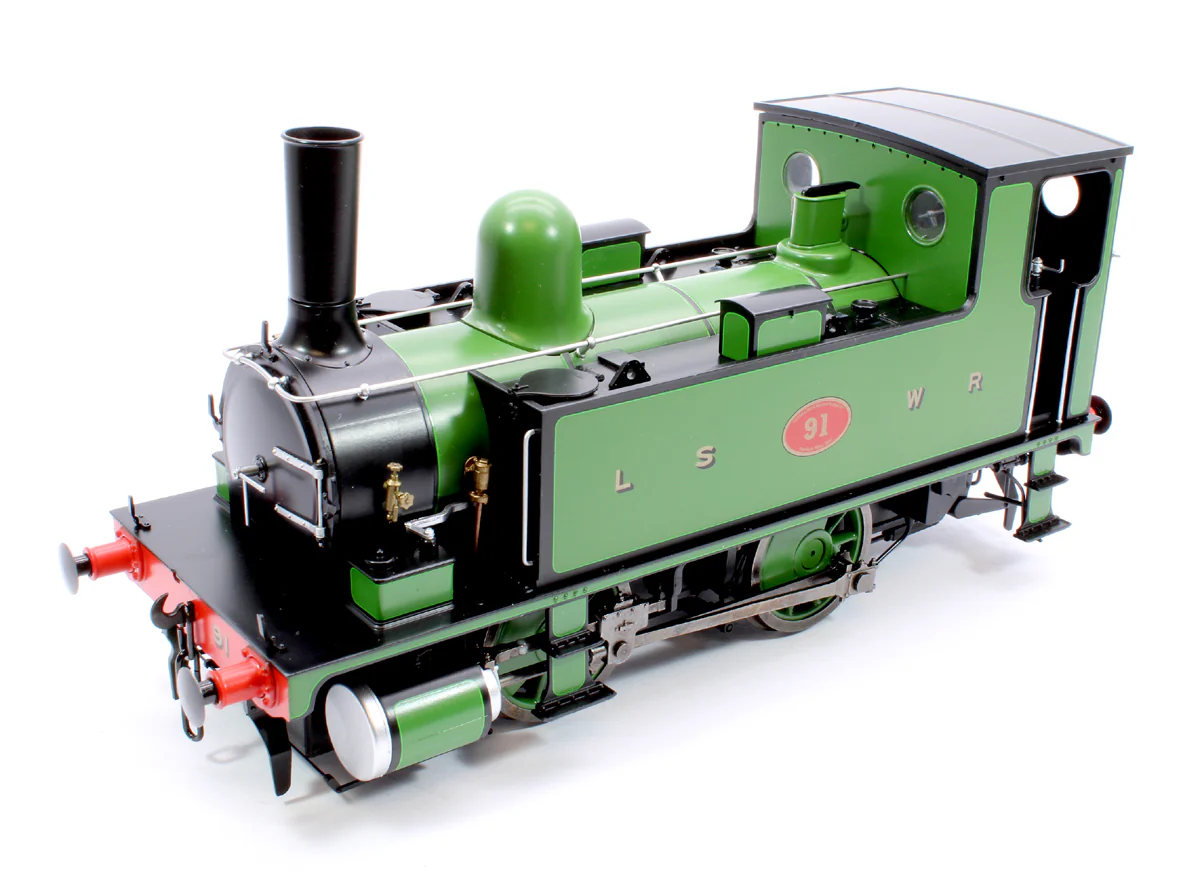 7S-018-006D L&SWR B4 0-4-0T Lined Green 91 - Steam Tank Locomotive - DCC Fitted - Image 9