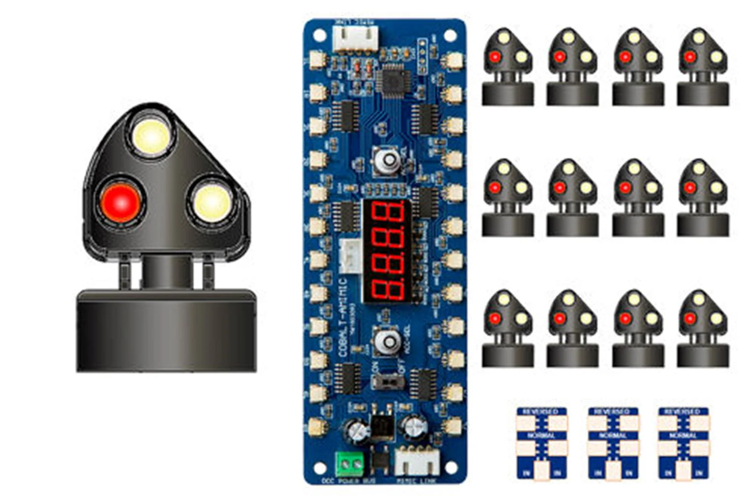 DCD-MGS-BR Alpha Mimic Pack of 12 STEAM Era 3-light Ground Signal