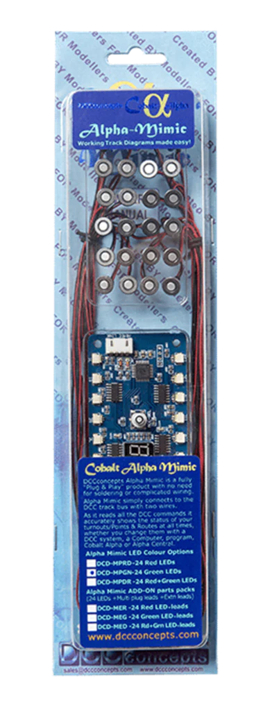 DCD-MPGN Alpha Mimic Panel Controller (with Green LEDs)