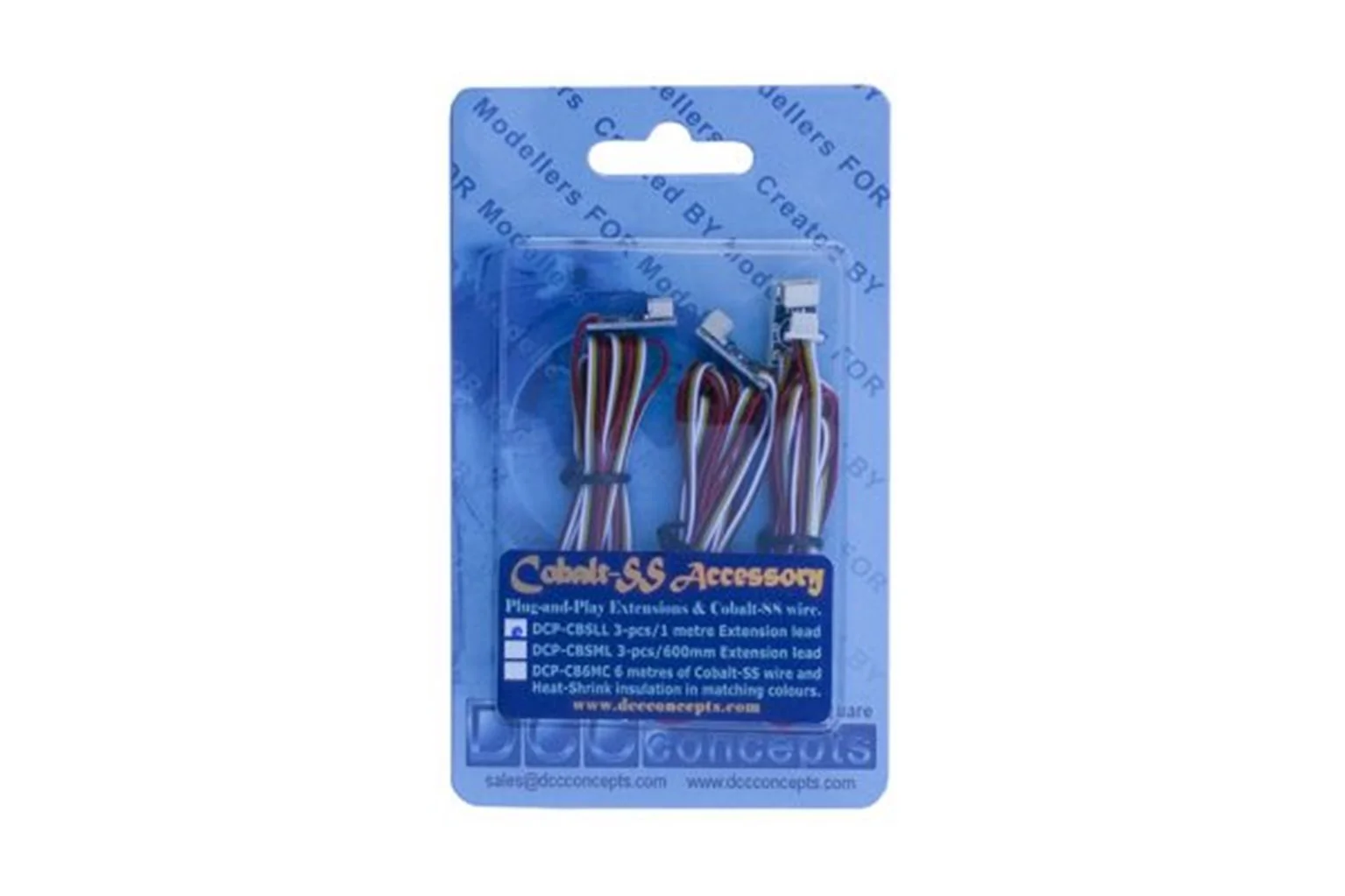 DCP-CBSLL Cobalt SS Long 1m Extension Leads (3) - Image 3