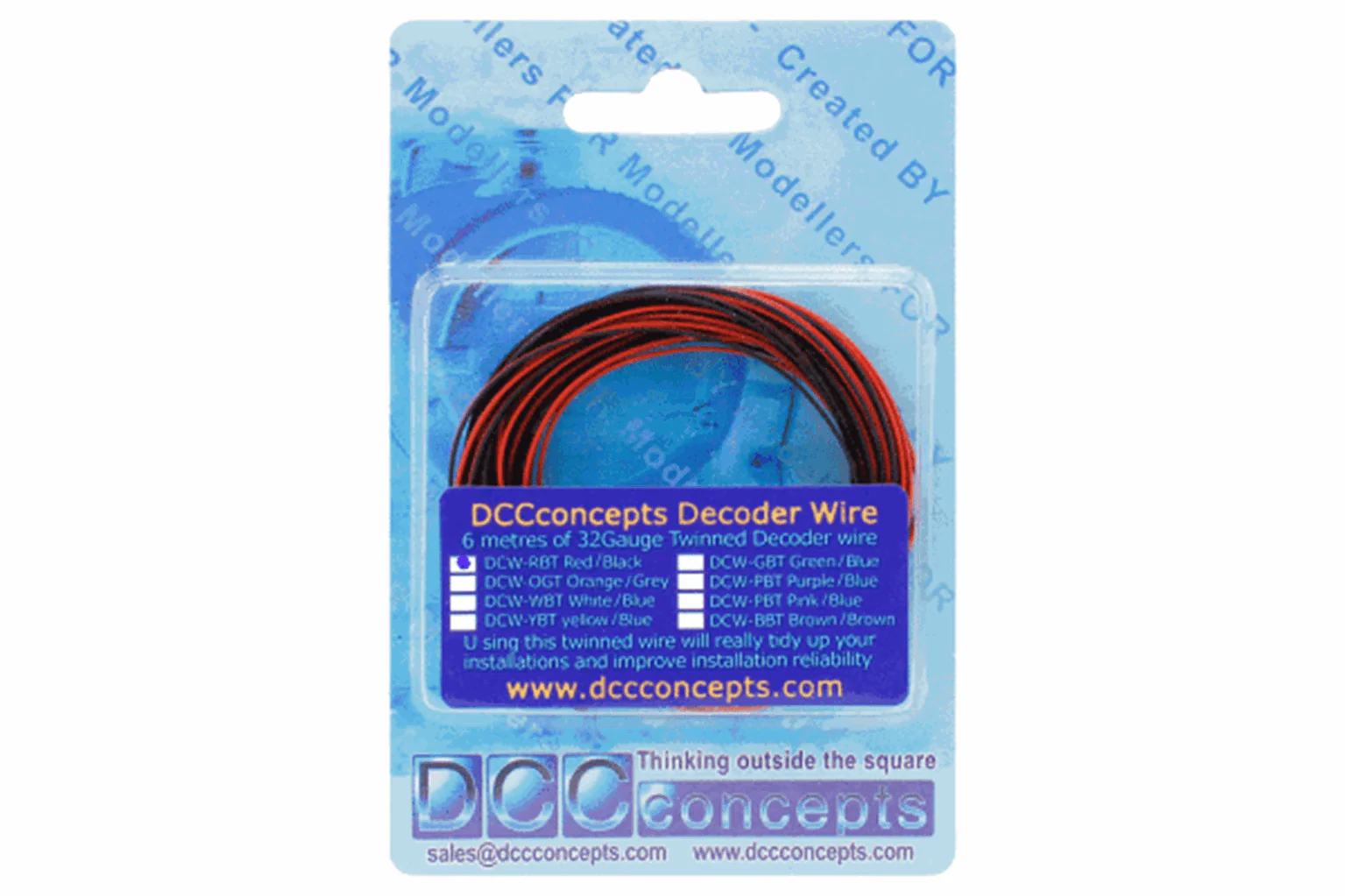 DCW-32RBT Wire Decoder Stranded 6m (32g) Twin Red/Black - Image 2