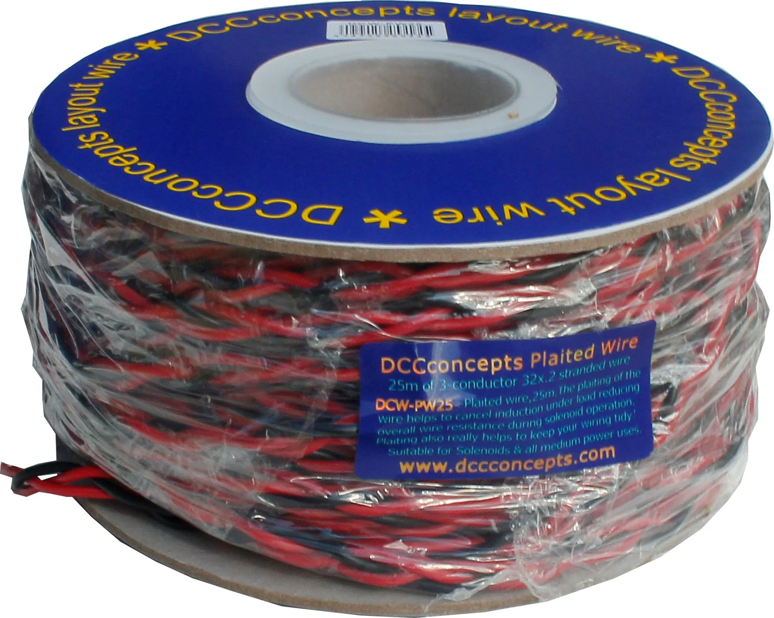 DCW-PW25 Solenoid Connection Wire 3-Plait Red/Black/Red - Image 2