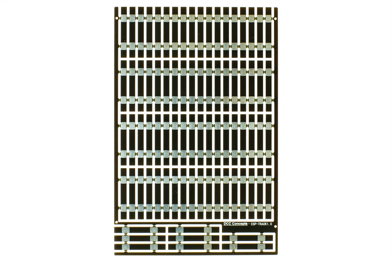ESP-TRACK1.0 Pre-Etched Sleepers 1.0mm (4mm scale) Straight Track