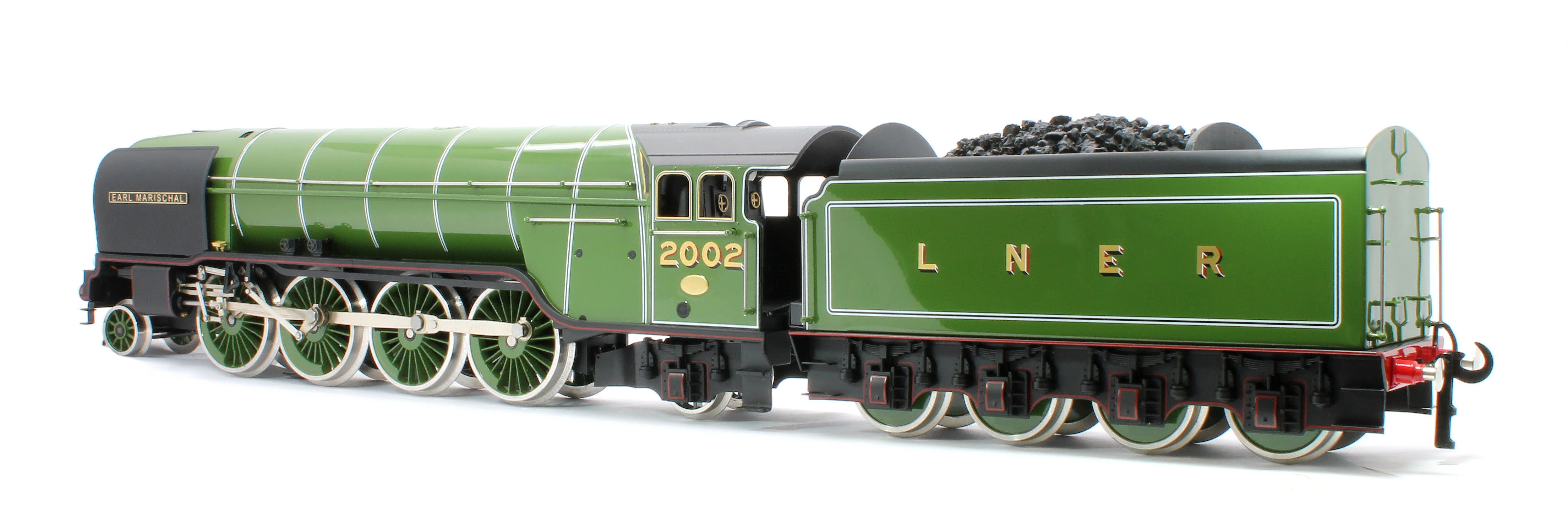 E/36-A1-EM P2 Class Non-Streamlined "Earl Marischal" 2-8-2 LNER Lined Apple Green No. 2002 Steam Locomotive - Image 2