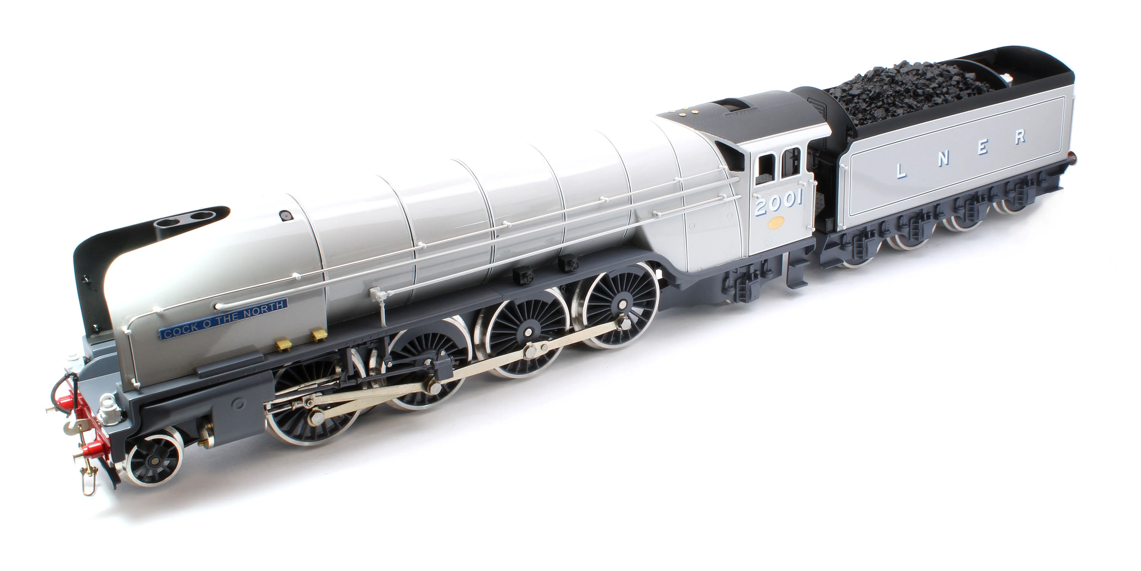 E/36-A3-CN P2 Class Non-Streamlined "Cock O The North" 2-8-2 Two Tone Grey No. 2001 Steam Locomotive - Image 8