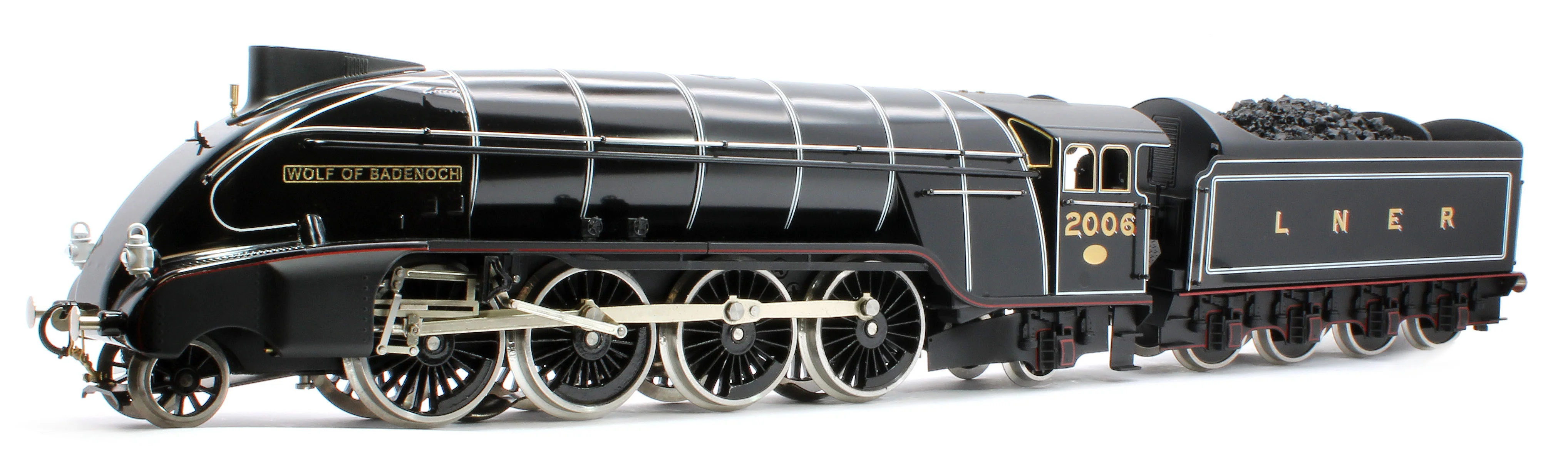 E/36-B4-WB P2 Class Streamlined "Wolf of Badenoch" 2-8-2 LNER Lined Gloss Black No. 2006 Steam Locomotive