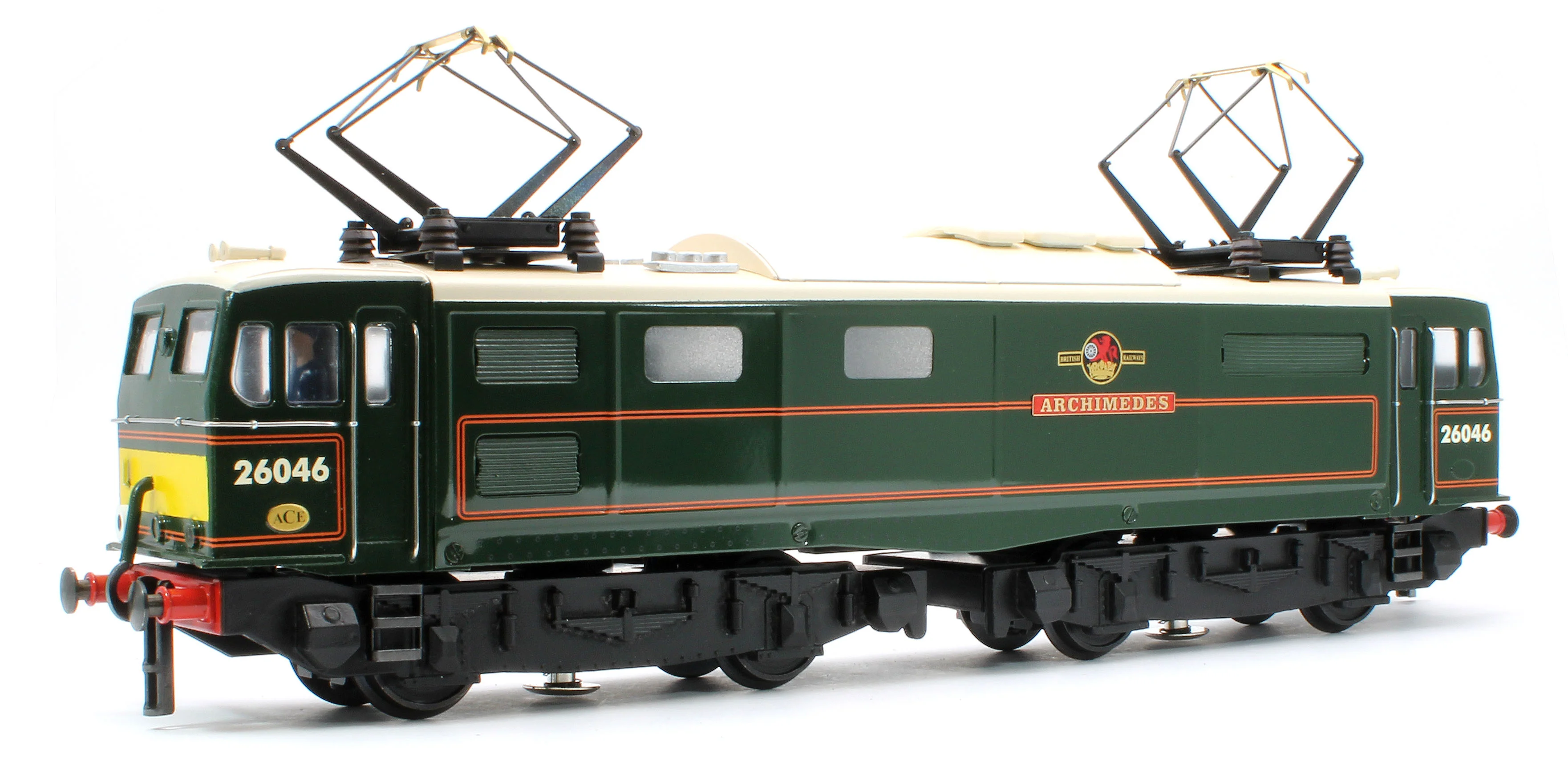 E/49-B4 "EM1" BR Class 76 "Archimedes" (Post 1956) Lined Gloss Green with Small Yellow Ends No.E26046 Electric Locomotive - Image 4