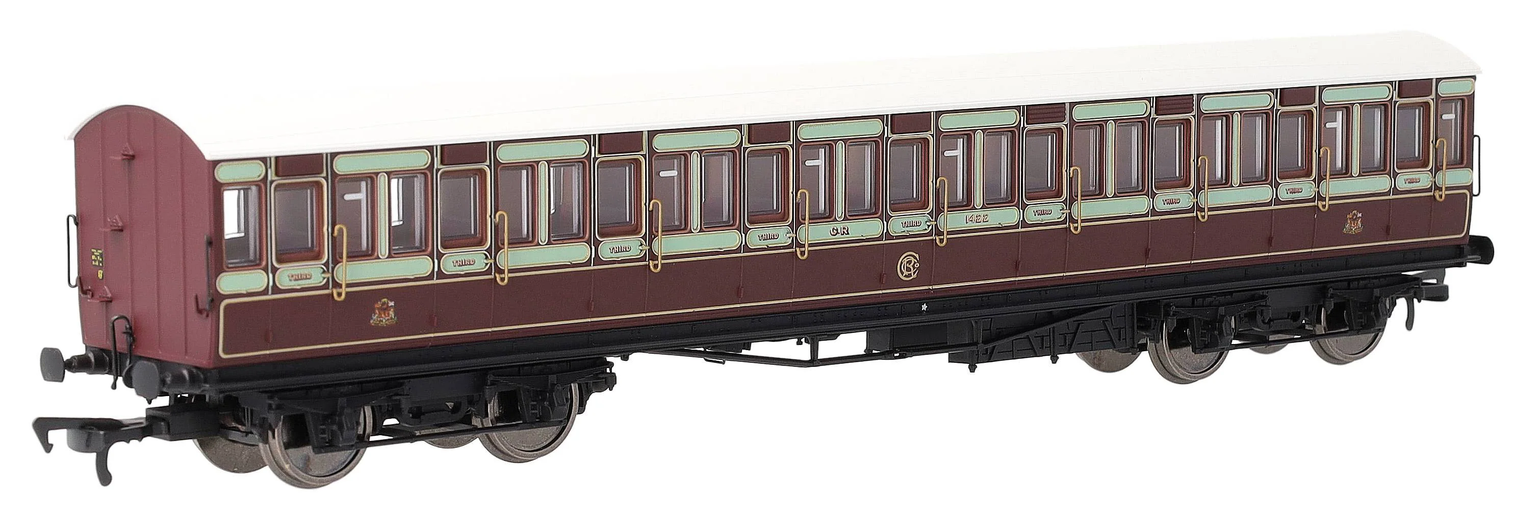 54ft non-Corridor Third Caledonian Railway Plum & Off-White No.1422