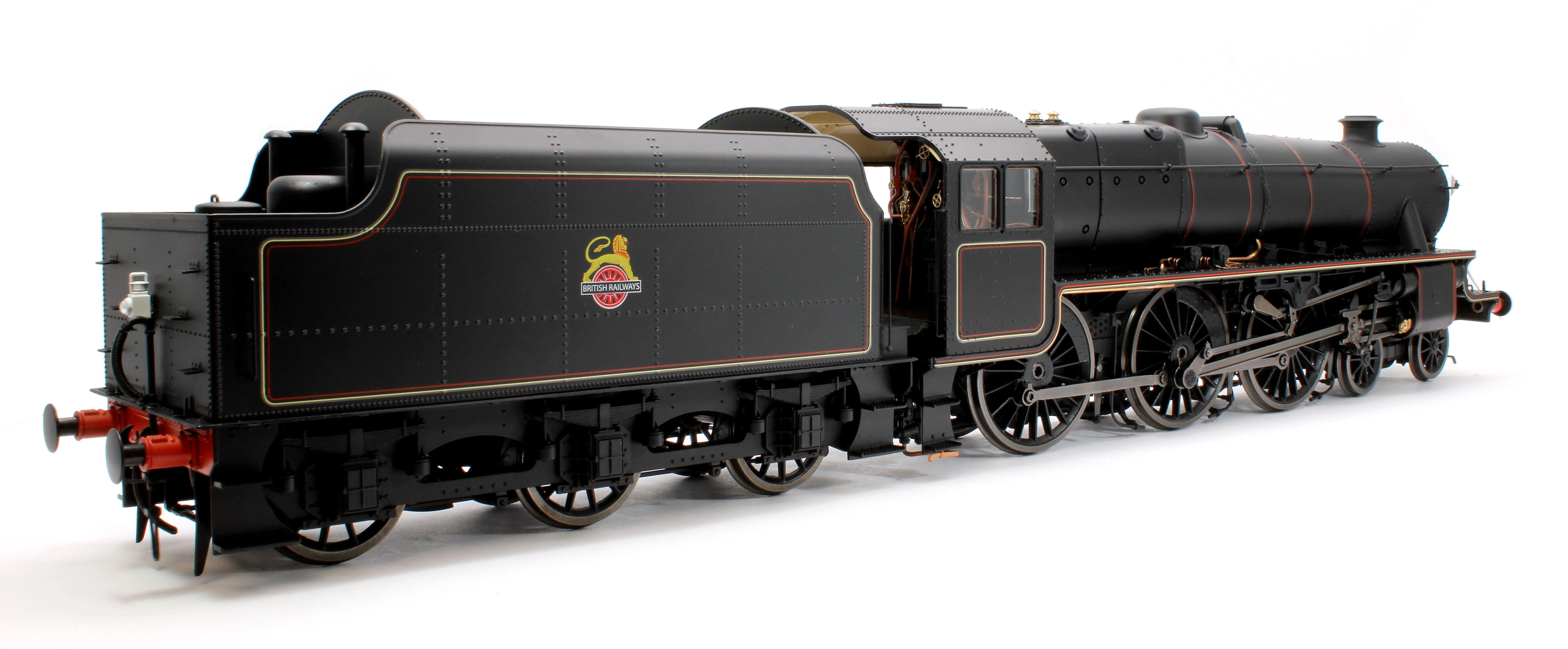 Stanier Class 5 4-6-0 "Black 5" Early BR Lined Unnumbered Riveted Tender Steam Locomotive - DCC Sound - Image 4
