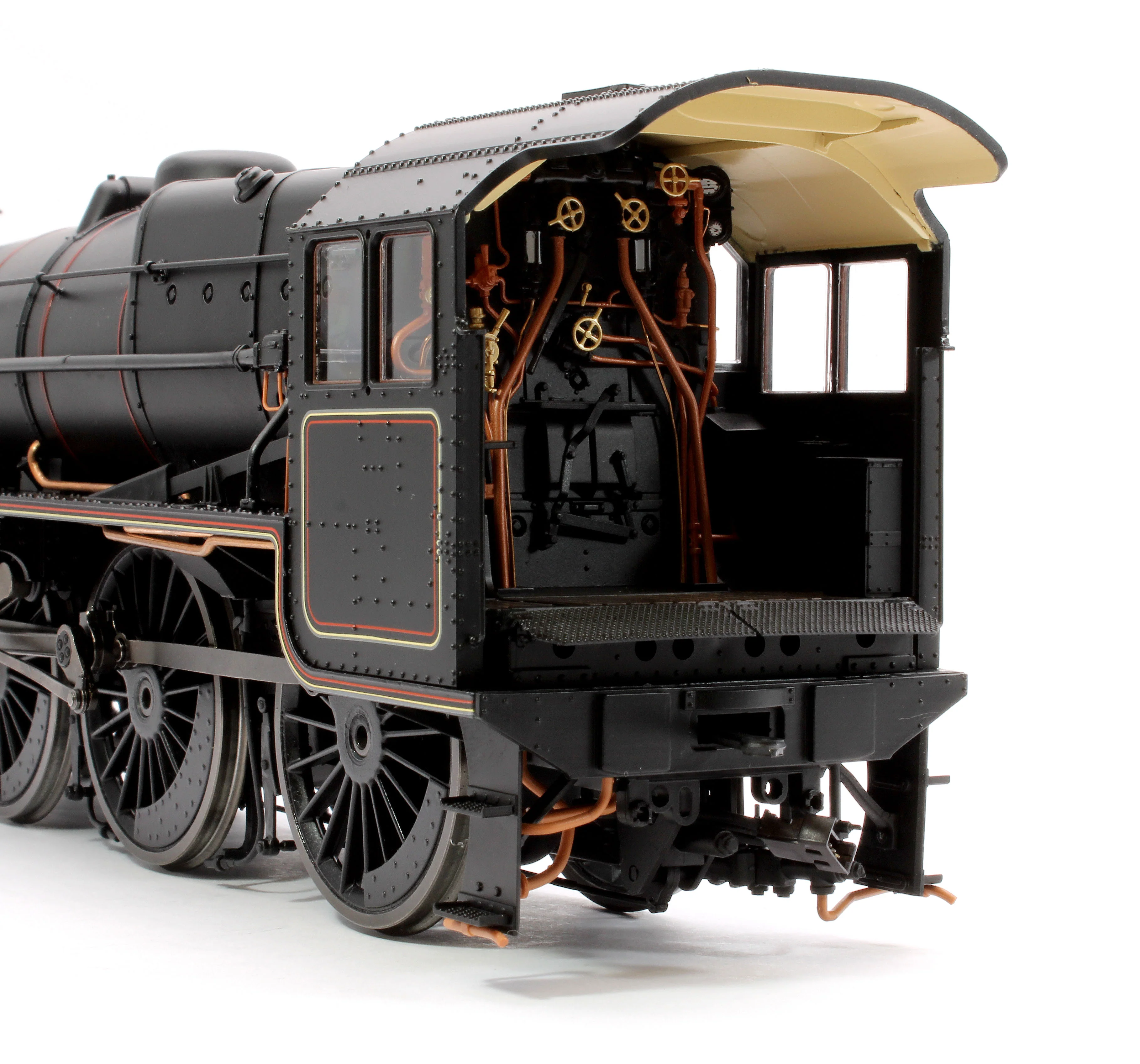 Stanier Class 5 4-6-0 "Black 5" Early BR Lined Unnumbered Riveted Tender Steam Locomotive - DCC Sound - Image 7