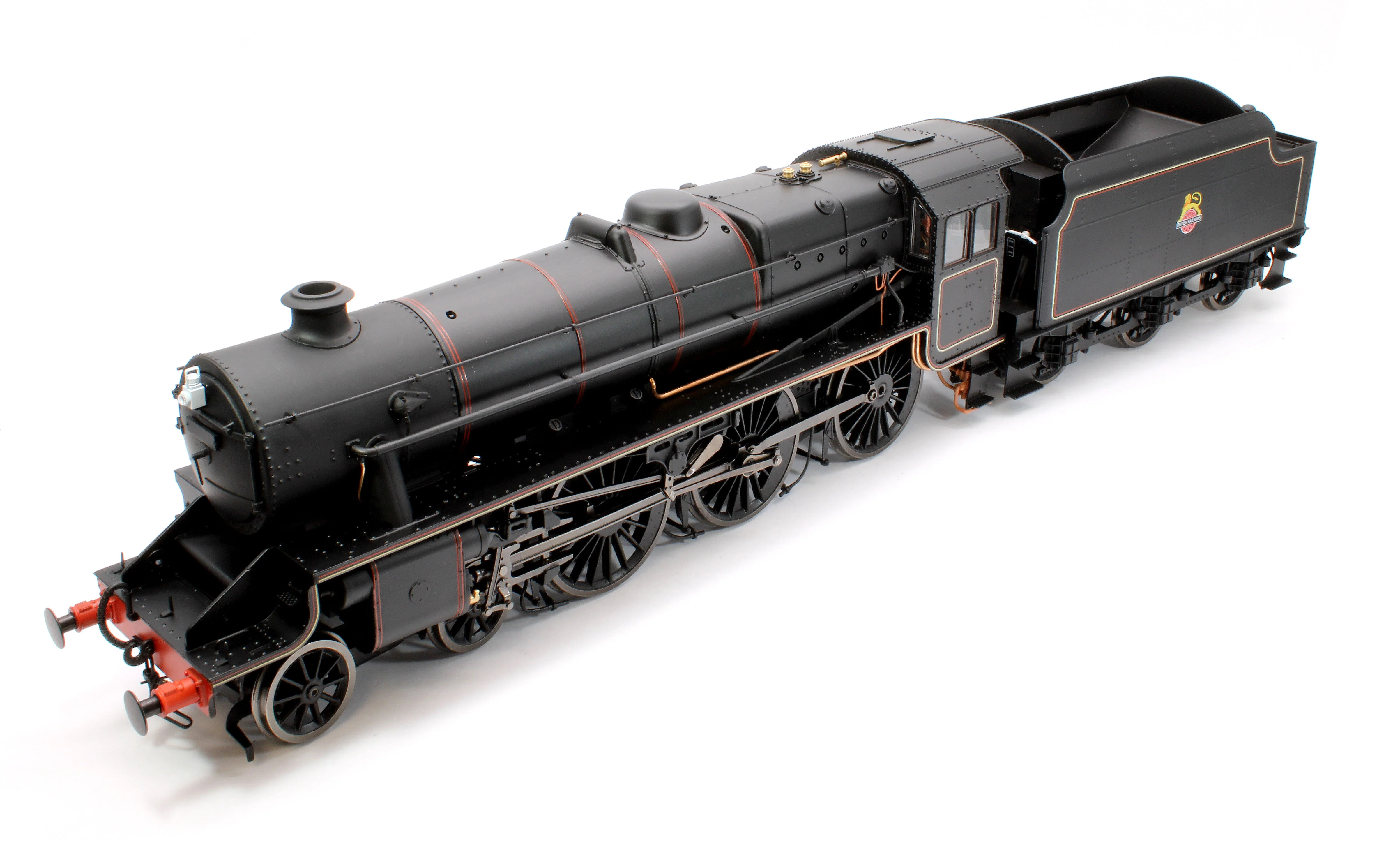 Stanier Class 5 4-6-0 "Black 5" Early BR Lined Unnumbered Riveted Tender Steam Locomotive - DCC Sound - Image 8