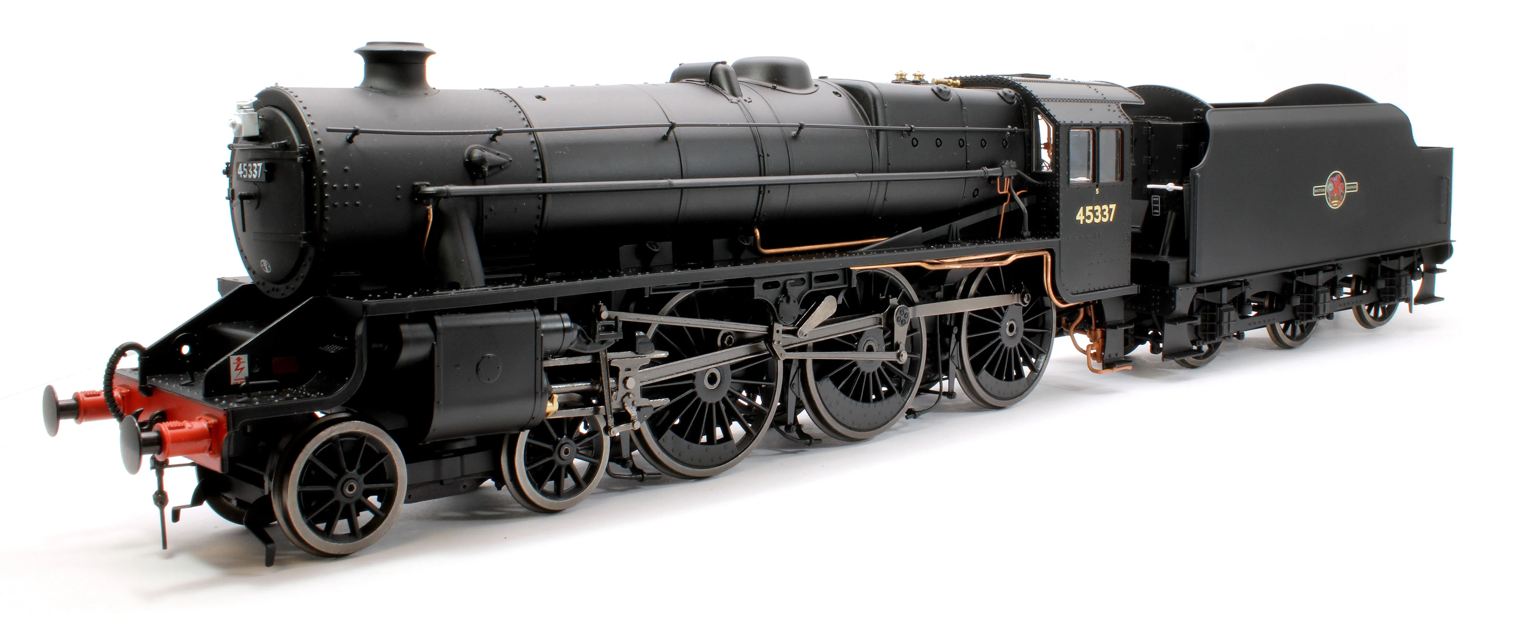 Stanier Class 5 4-6-0 "Black 5" Plain BR Black '45337' Welded Tender Steam Locomotive -  DCC Sound