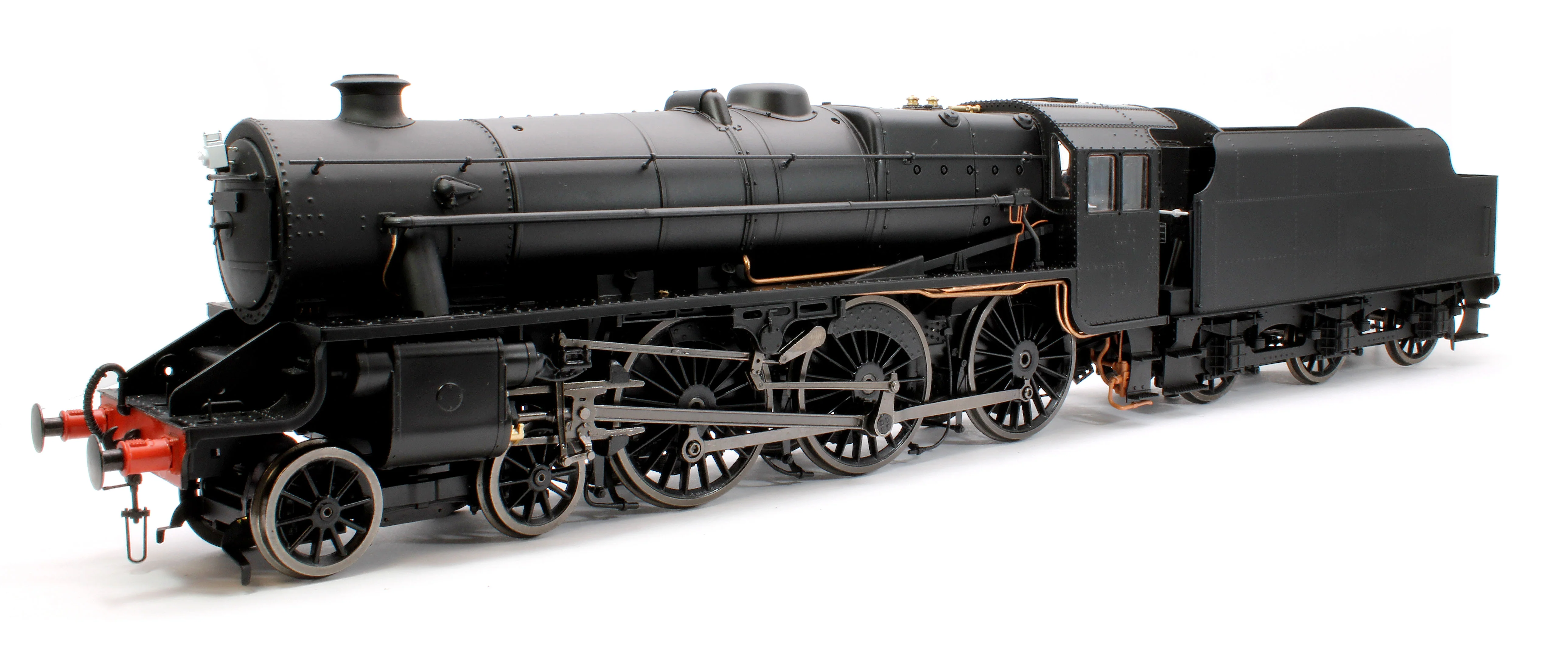 Stanier Class 5 4-6-0 "Black 5" Plain Black 'Un-numbered' Riveted Tender Steam Locomotive