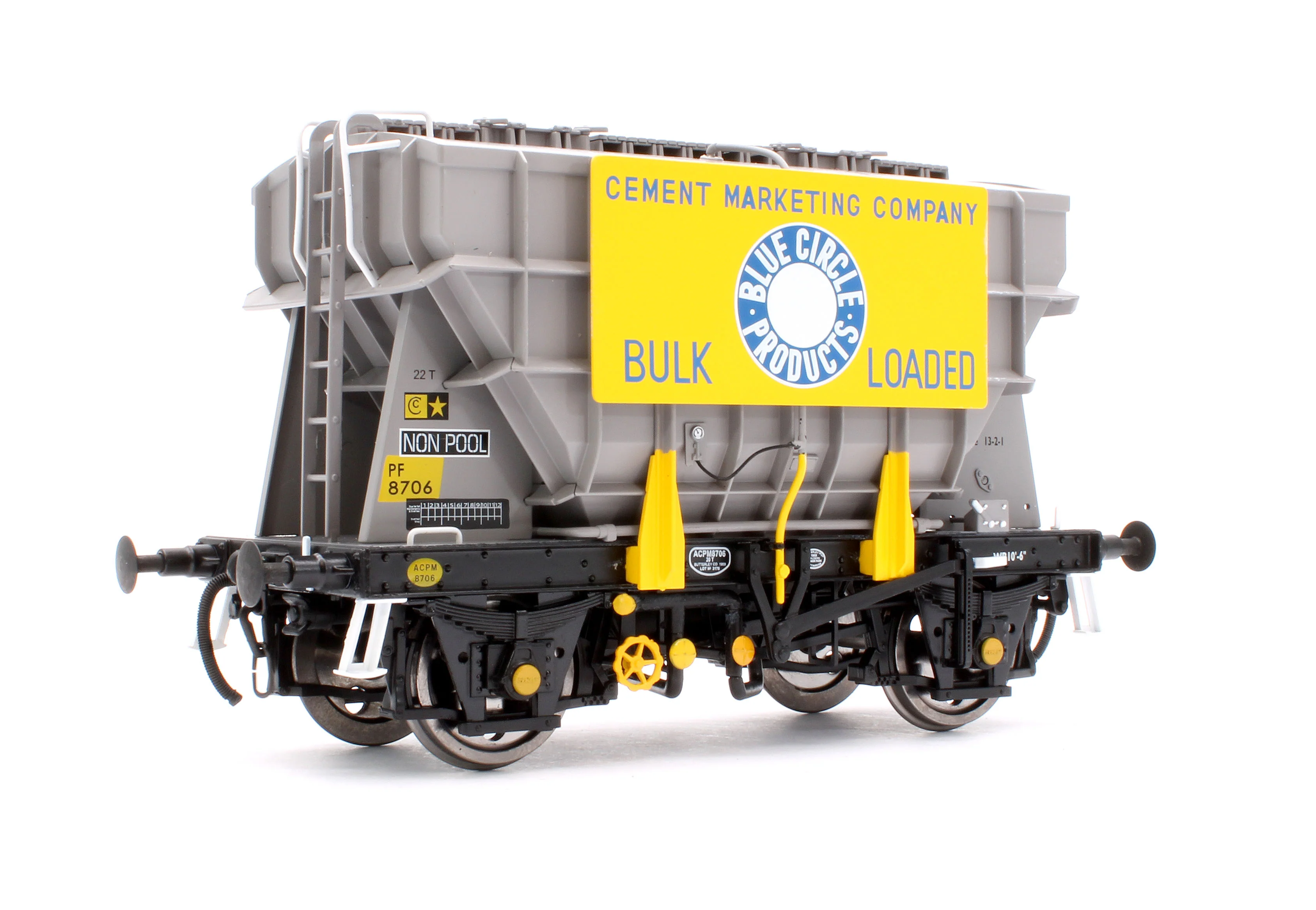 Presflo Wagon Plain Grey 8706 (TOPS w/Marketing Board)