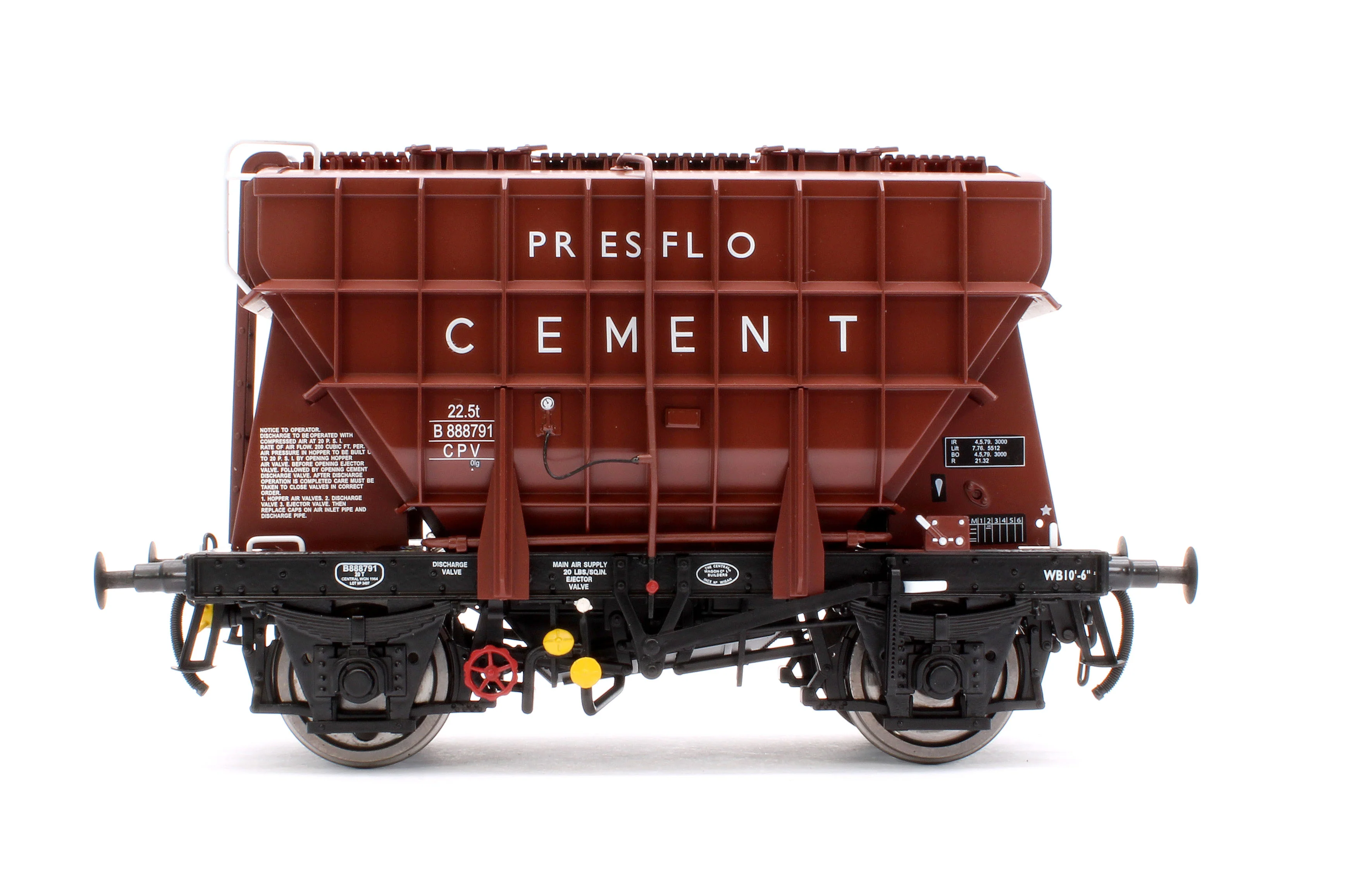Presflo Wagon 'Presflo Cement' Bauxite 888791 (TOPS) - Image 2