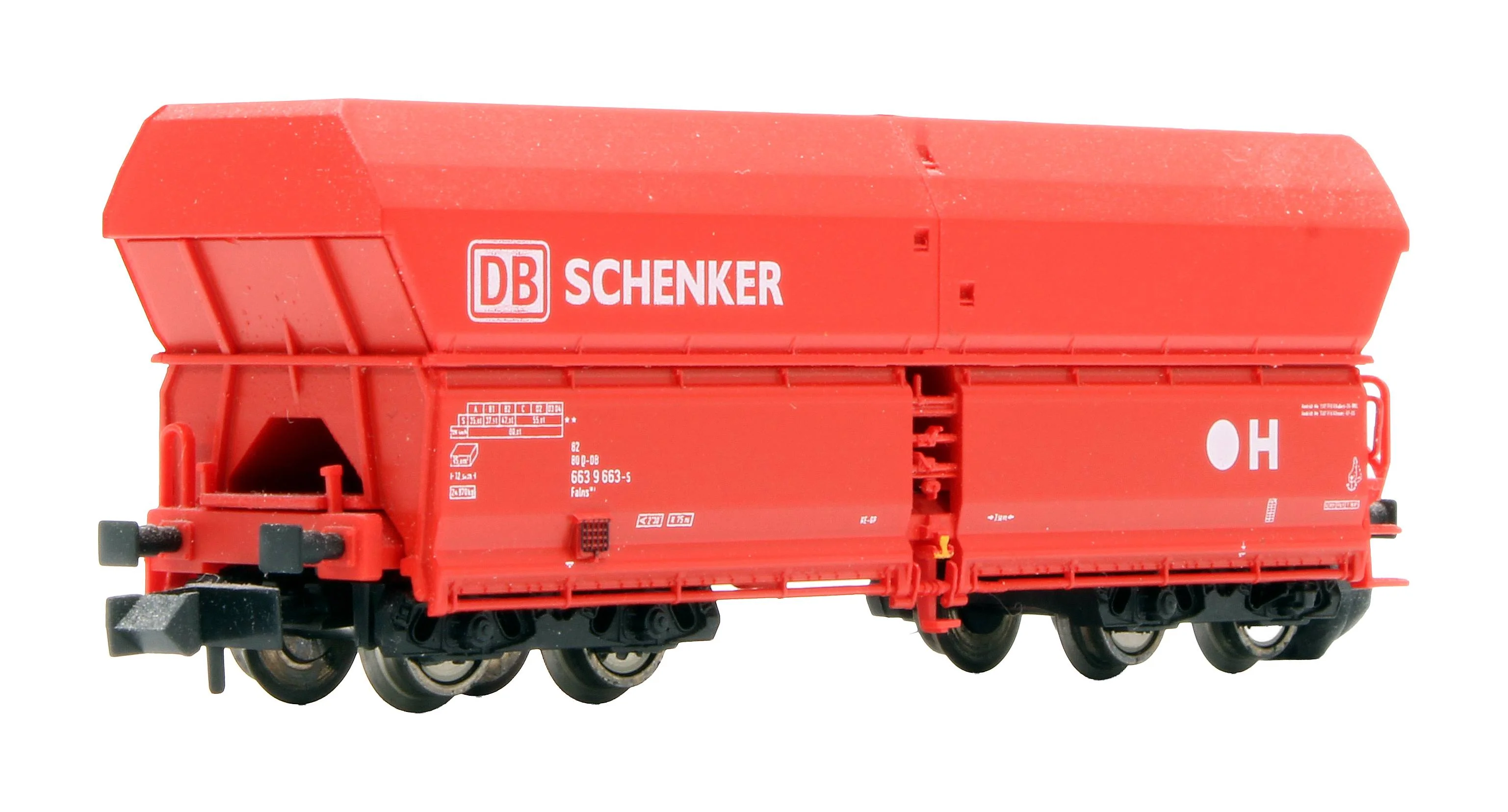 Pre-Owned 852318 Fleischmann N Gauge Pack of 2 Self Unloading Hopper Wagons - Image 4