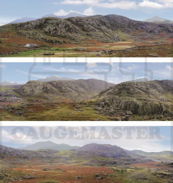 GM760 The Mountains Small Photo Backscene (1372x152mm) - Image 2