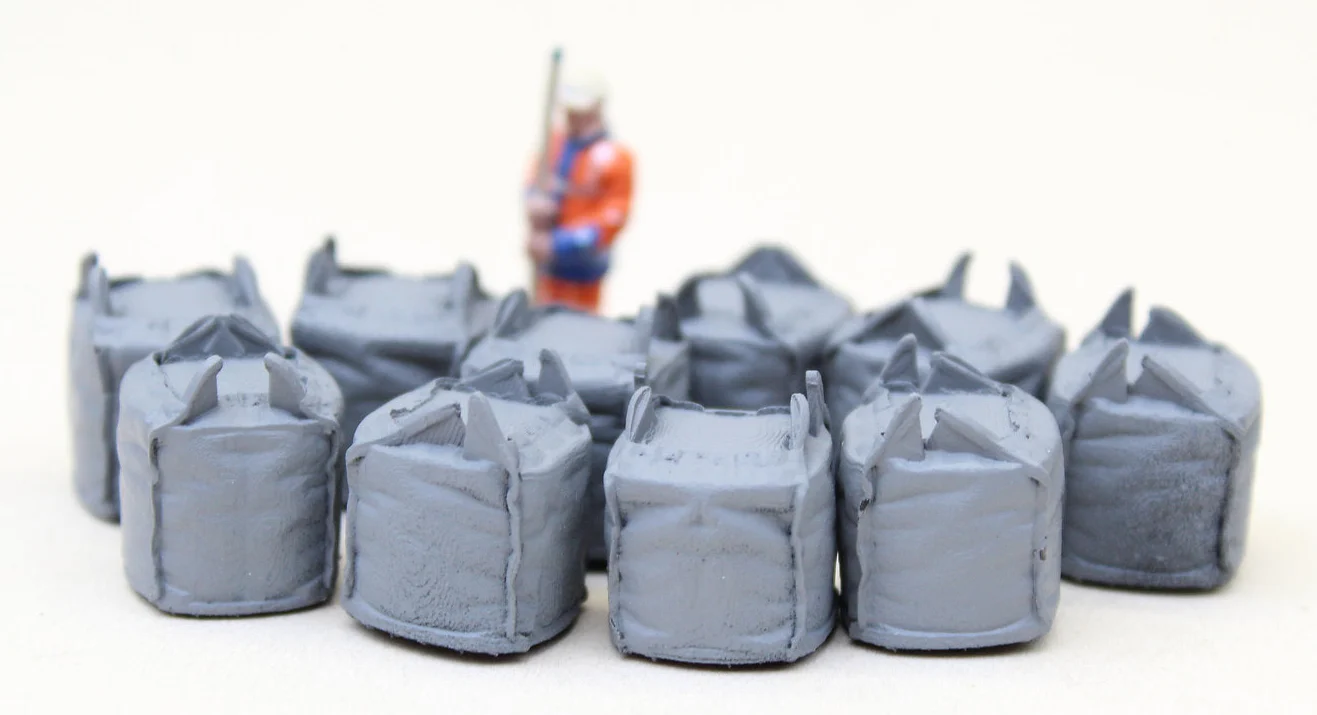 Tonne Bags Resin Models - UNPAINTED - Pack of 10 - Image 2