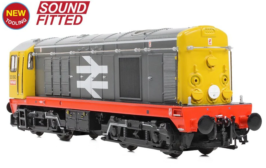 371-039SF Class 20/0 Disc Headcode 20090 BR Railfreight (Red Stripe) Diesel Locomotive - DCC Sound - Image 3