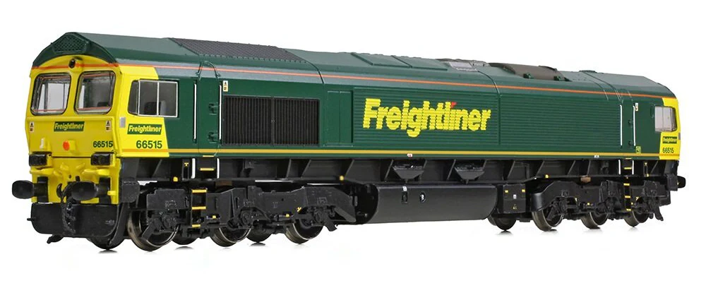 Class 66/5 66515 Freightliner Green Diesel Locomotive - Image 2