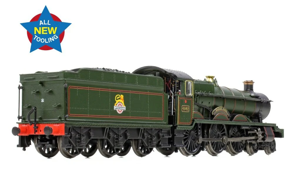 GWR 49XX 'Hall' 4962 'Ragley Hall' BR Lined Green (Early Emblem) Steam Locomotive - Image 4