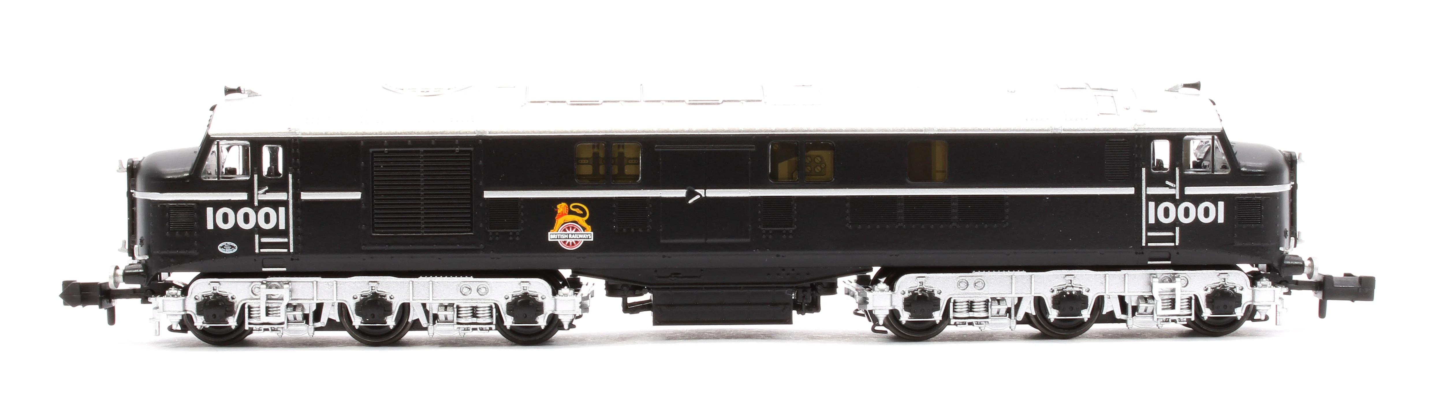 372-913 LMS 10001 BR Black (Early Emblem) Diesel Locomotive - Image 6