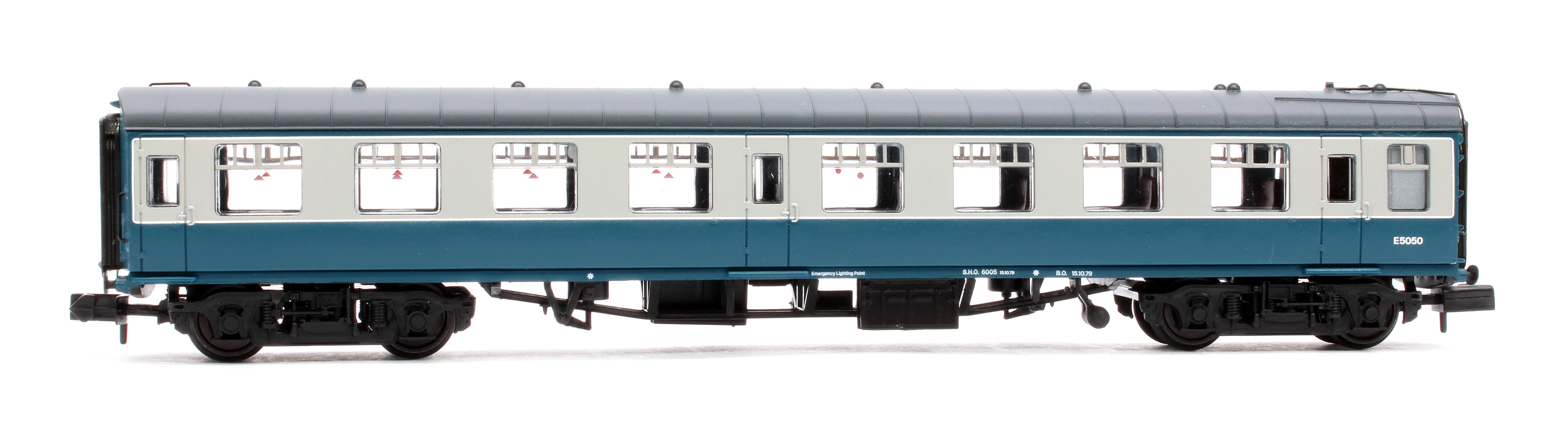 374-013G BR Mk1 TSO Tourist Second Open BR Blue & Grey No. E5050 - Image 2