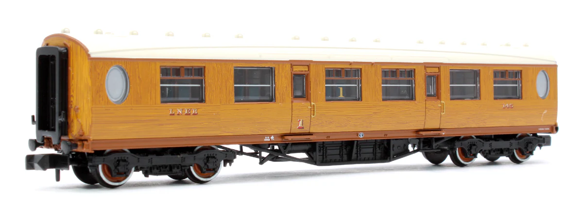 376-225B LNER Thompson Composite Corridor LNER Teak Effect 145