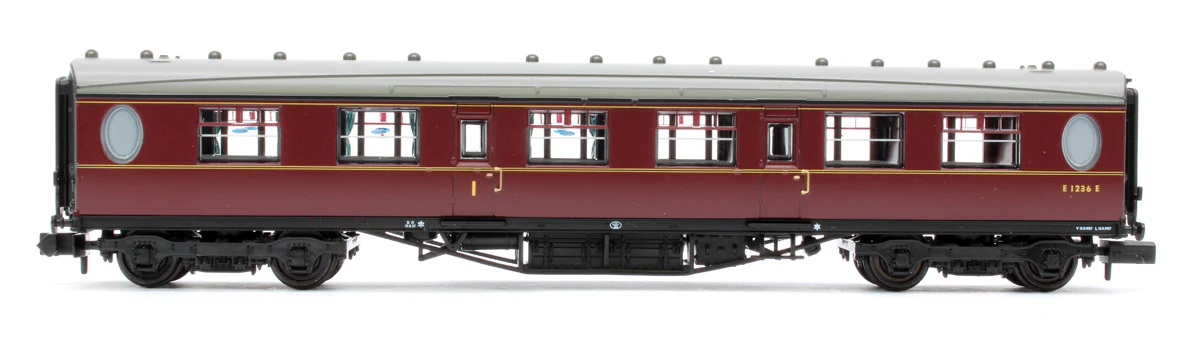 LNER Thompson Composite Corridor BR Maroon E1236E - Image 2