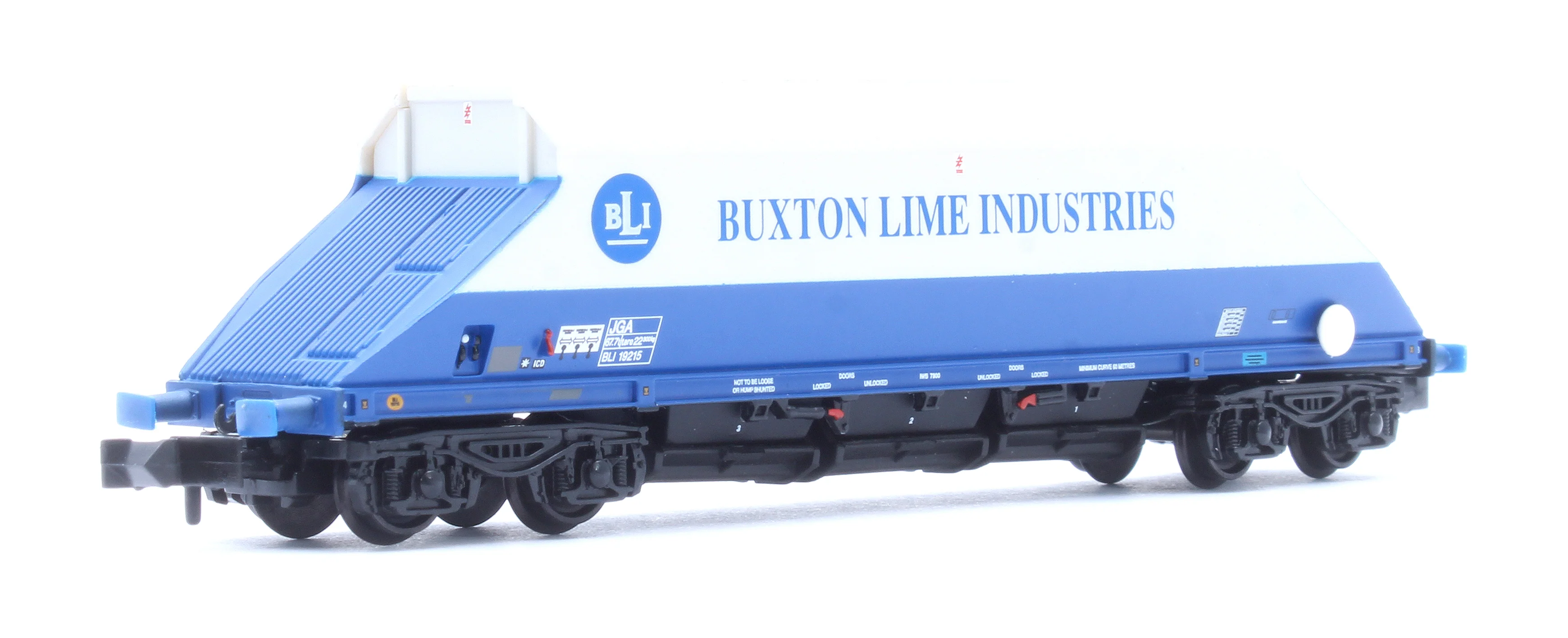 JGA Bogie Hopper 'Buxton Lime Industries' White & Blue No.BLI19215 - Image 3