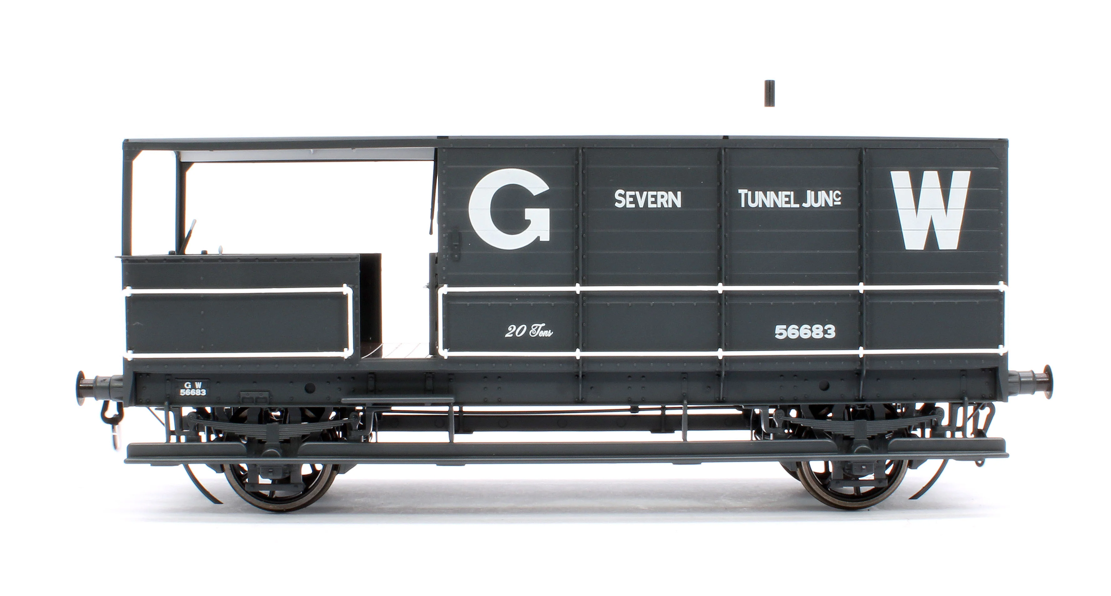 7F-300-001 Great Western Toad Brake Van Diagram AA15 Grey 56683 - Image 2