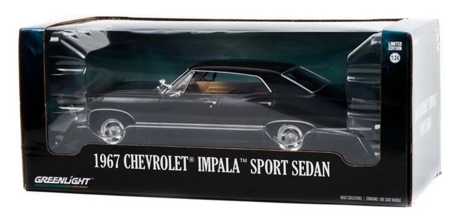 GL84035 1967 Chevrolet Impala Sport Sedan Tuxedo Black - Image 2