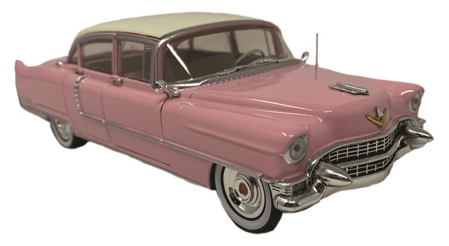 GL84098 1955 Cadillac Fleetwood Series 60 Pink With White Roof - Image 2