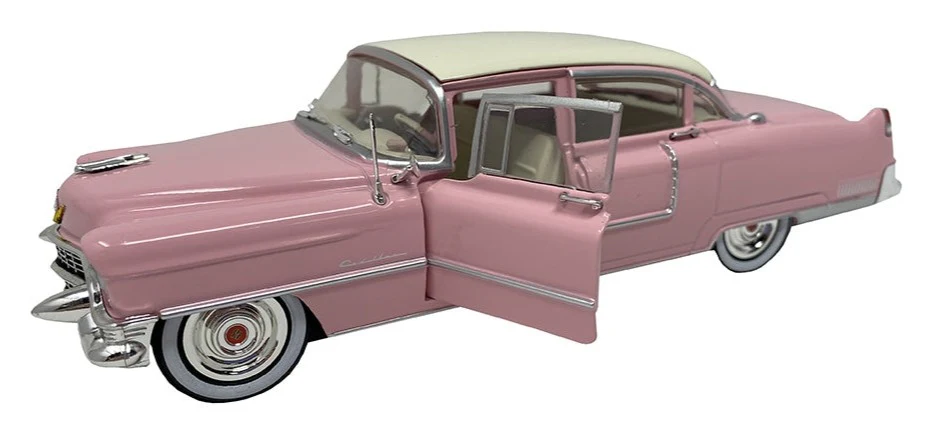 GL84098 1955 Cadillac Fleetwood Series 60 Pink With White Roof - Image 3