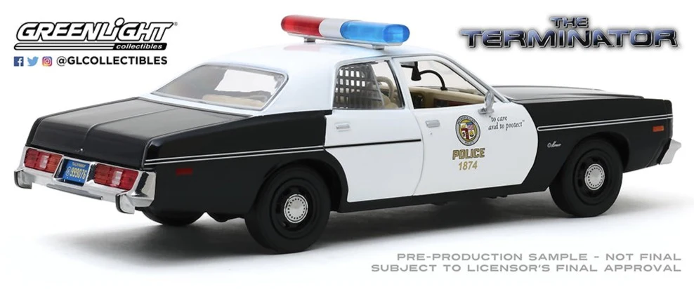 GL84101 The Terminator (1984 Movie) 1977 Dodge Monaco Metropolitan - Image 2