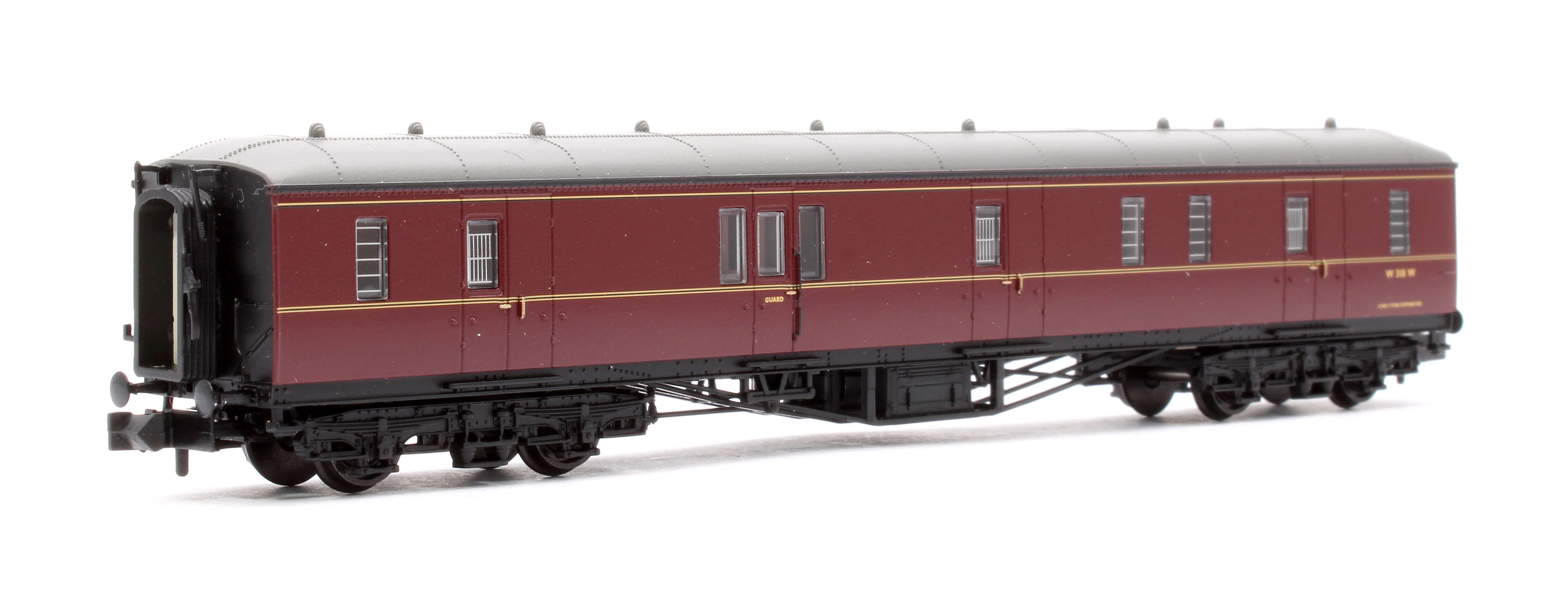 374-586A GWR Hawksworth Full Brake BR Maroon W318W - Image 3