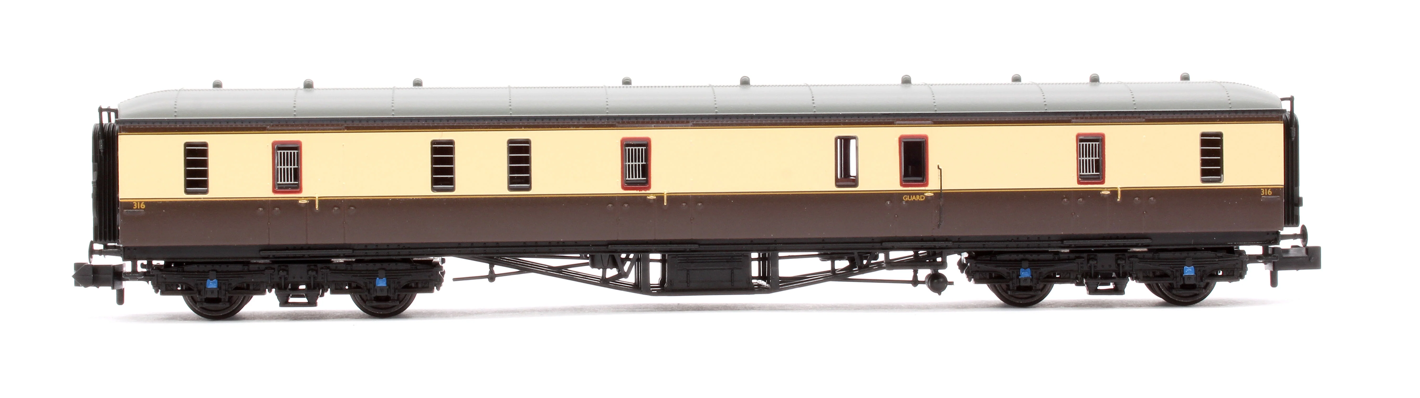 374-590 GWR Hawksworth Full Brake GWR Chocolate & Cream No.316 - Image 2