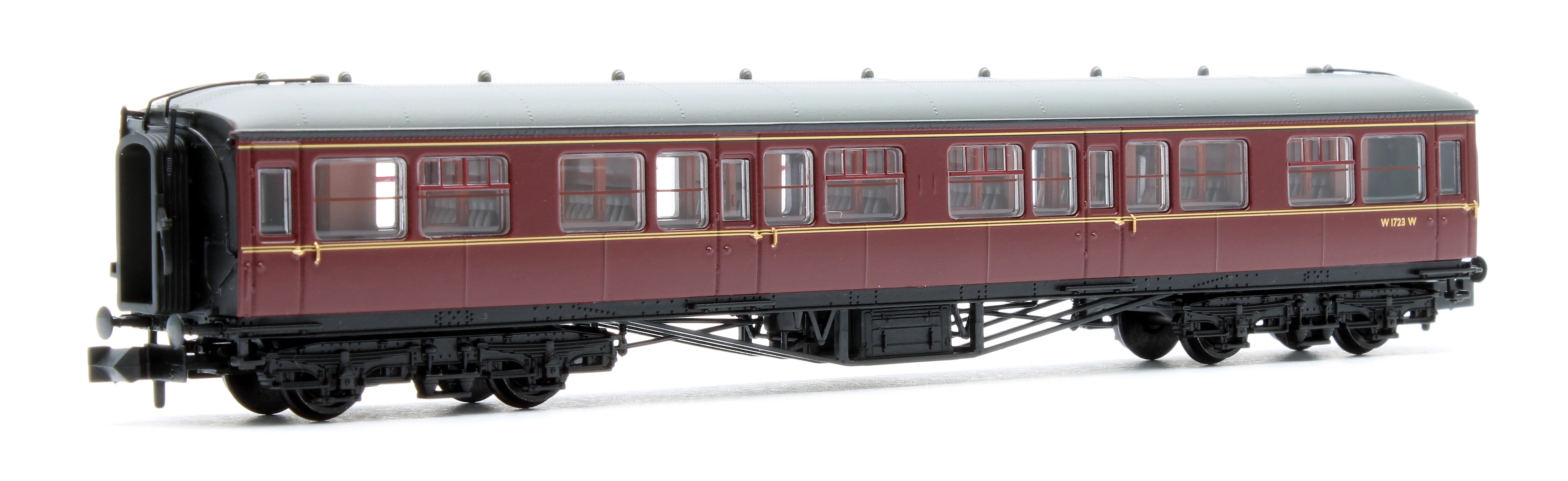 374-537B GWR Hawksworth Second Corridor BR Maroon W1723W