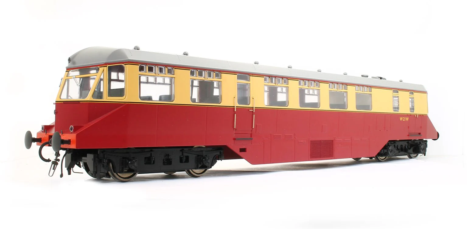 GWR AEC ‘Razor Edge Railcar BR crimson/cream (Dark Grey Roof) No.W21W Diesel Locomotive