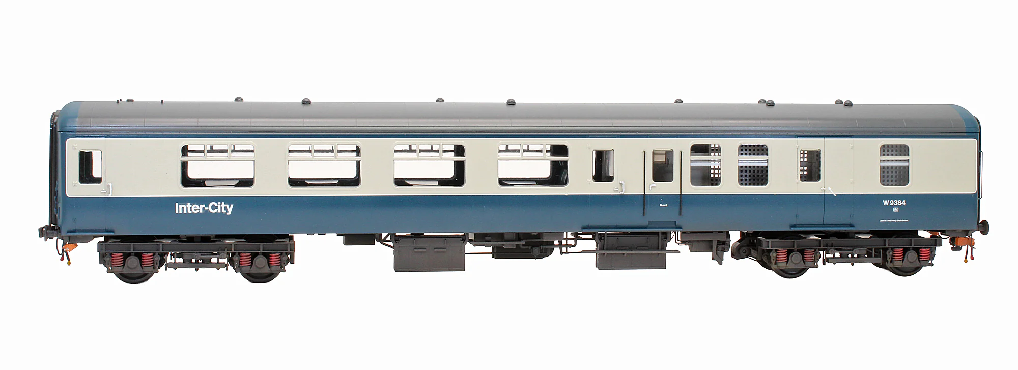 Pre-Owned BR Blue/Grey Mk2 Brake Second Open (BSO) 'W9384' - Custom Weathered - Image 4