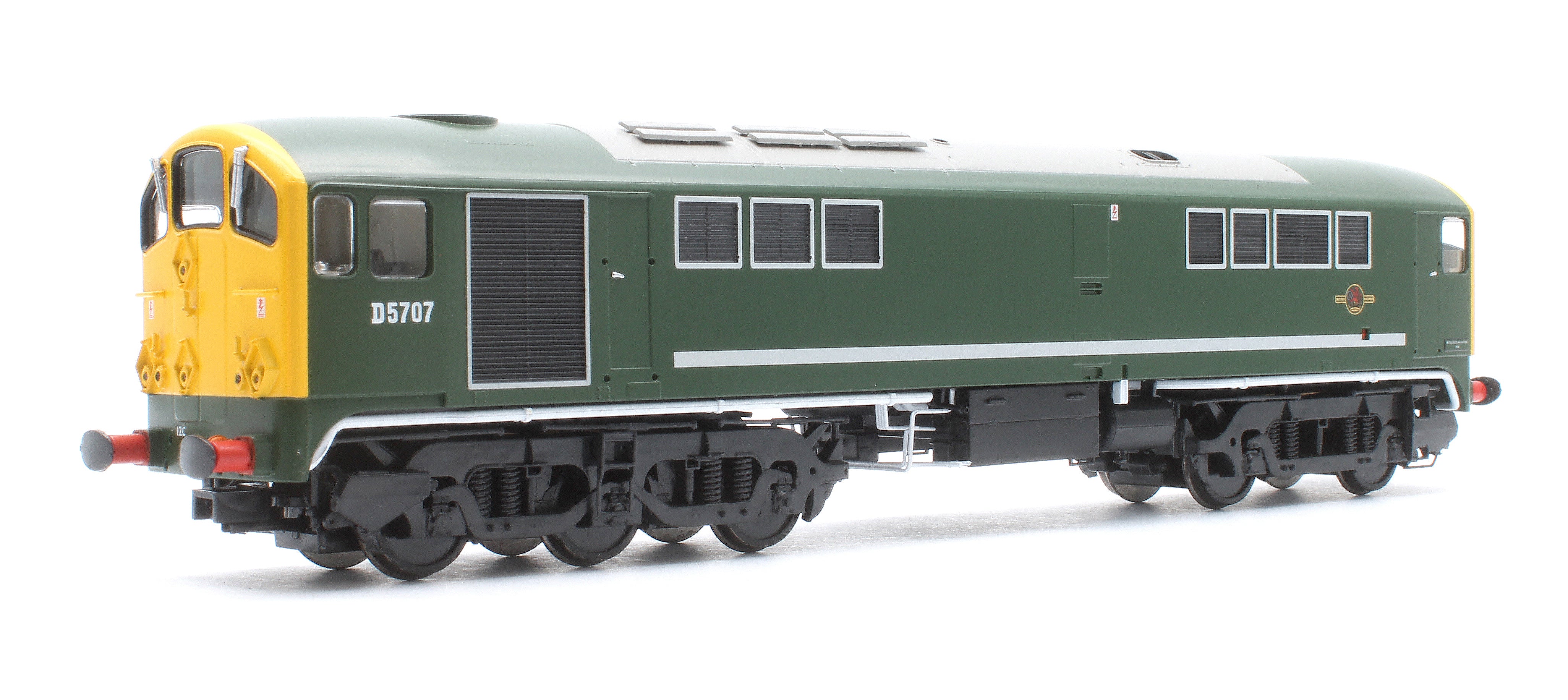 2802 Class 28 Co-Bo BR Green Full Yellow Ends D5707 Diesel Locomotive - Image 3