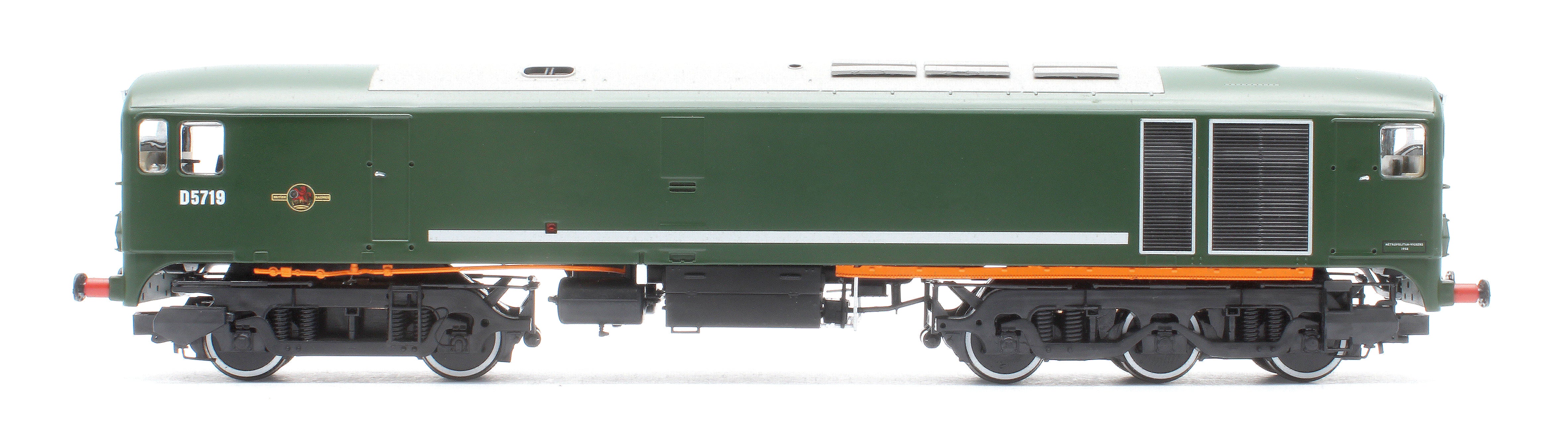 28163 Class 28 Co-Bo BR Green D5719 Diesel Locomotive - DCC Sound - Image 5