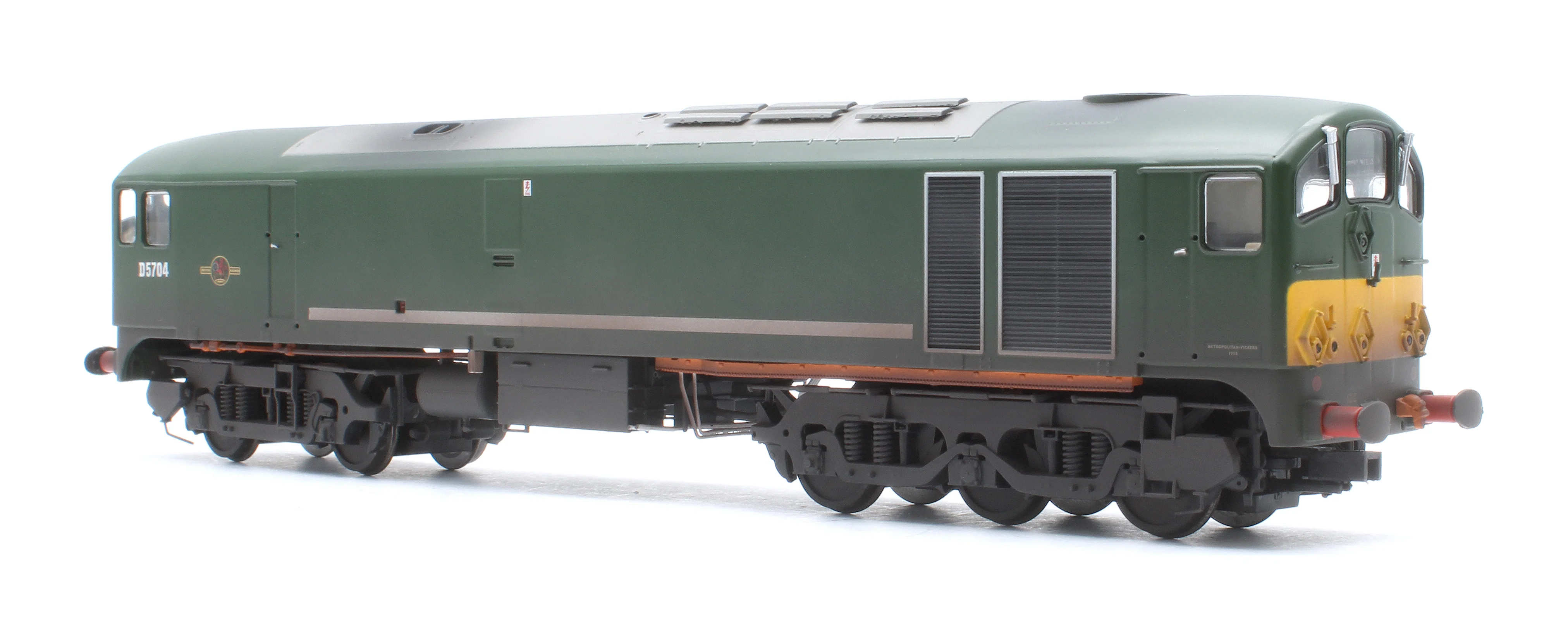 28183 Class 28 Co-Bo BR Green Small Yellow Panels D5704 Diesel Locomotive - DCC Sound & Weathered - Image 2