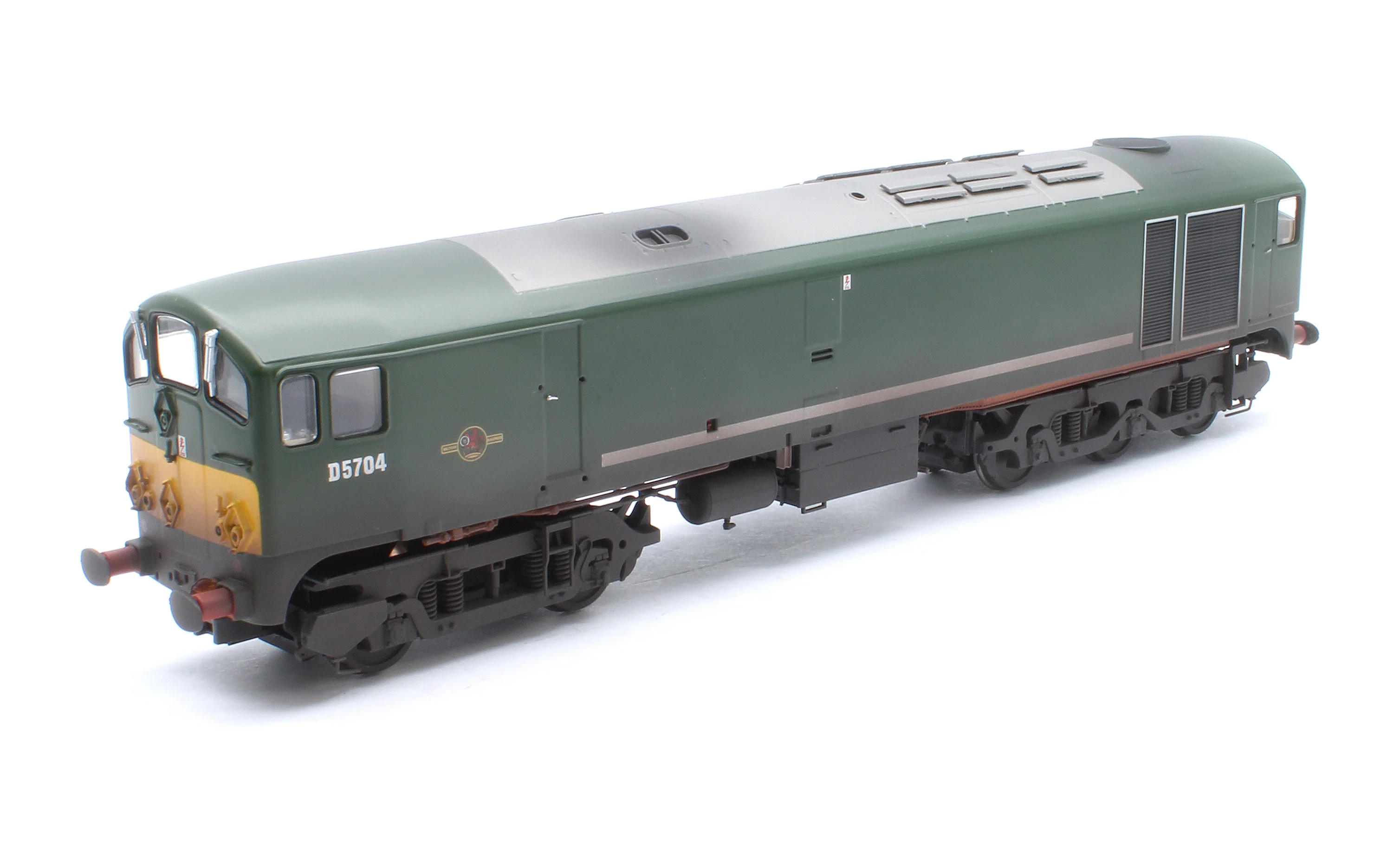 28183 Class 28 Co-Bo BR Green Small Yellow Panels D5704 Diesel Locomotive - DCC Sound & Weathered - Image 7