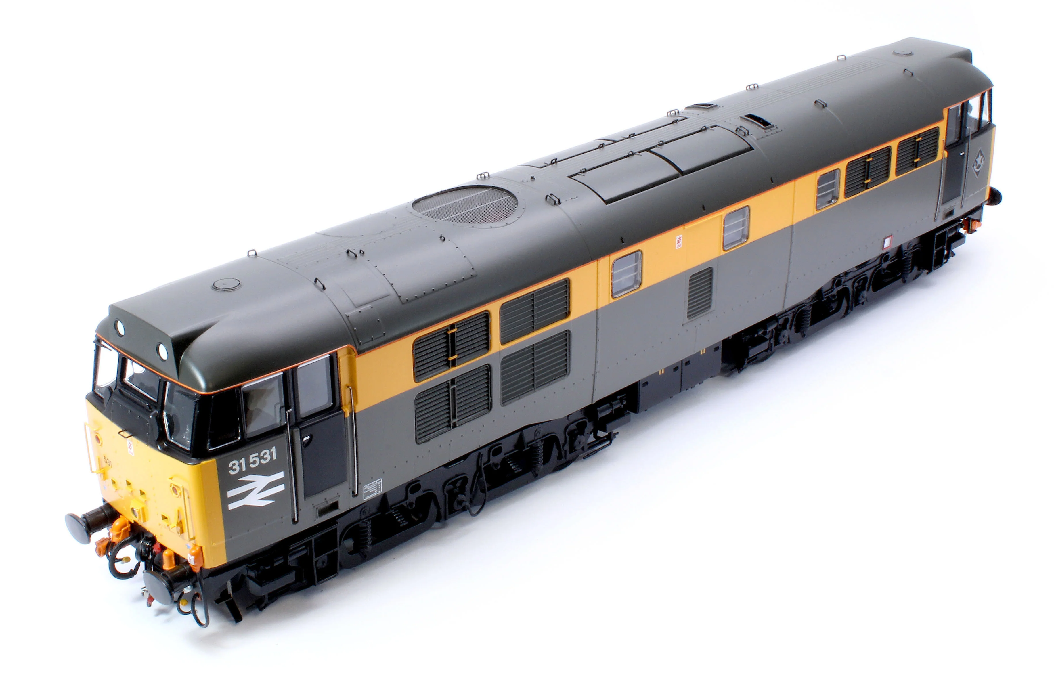 3147 Class 31 BR Civil Engineers Grey/Yellow No.31531 Diesel Locomotive - Image 10