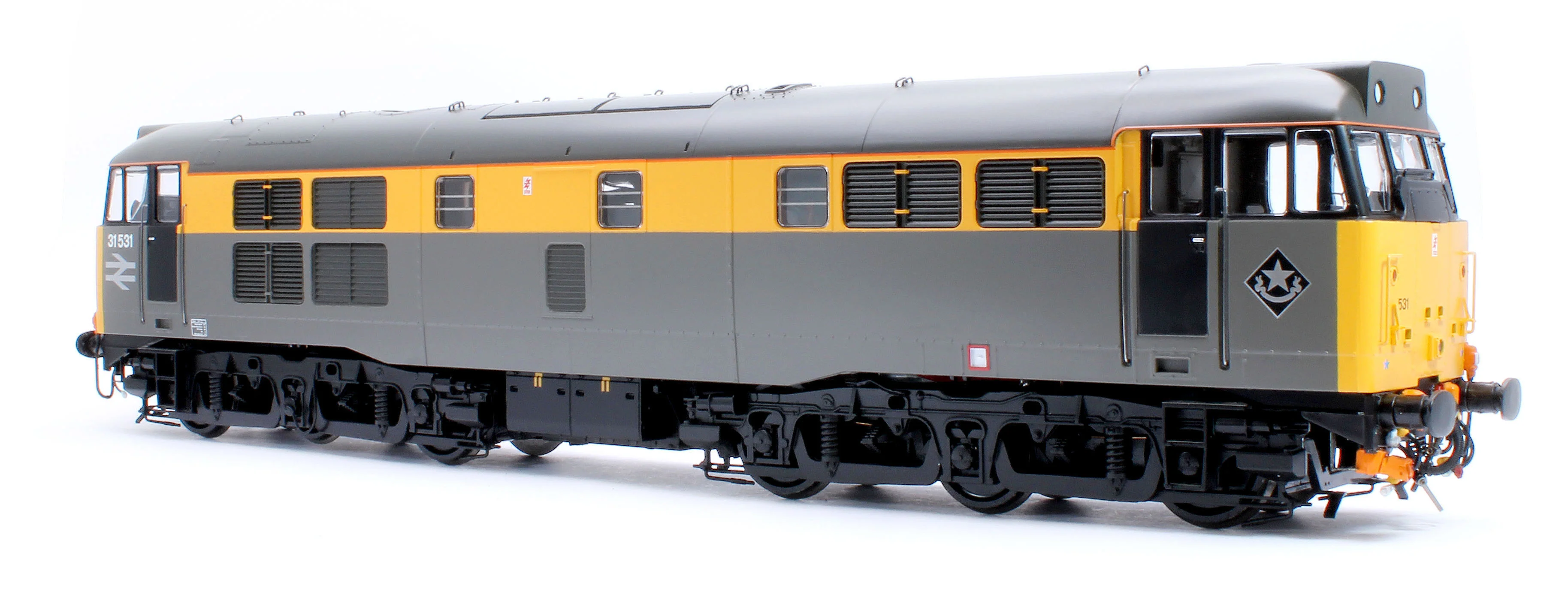 3147 Class 31 BR Civil Engineers Grey/Yellow No.31531 Diesel Locomotive - Image 5
