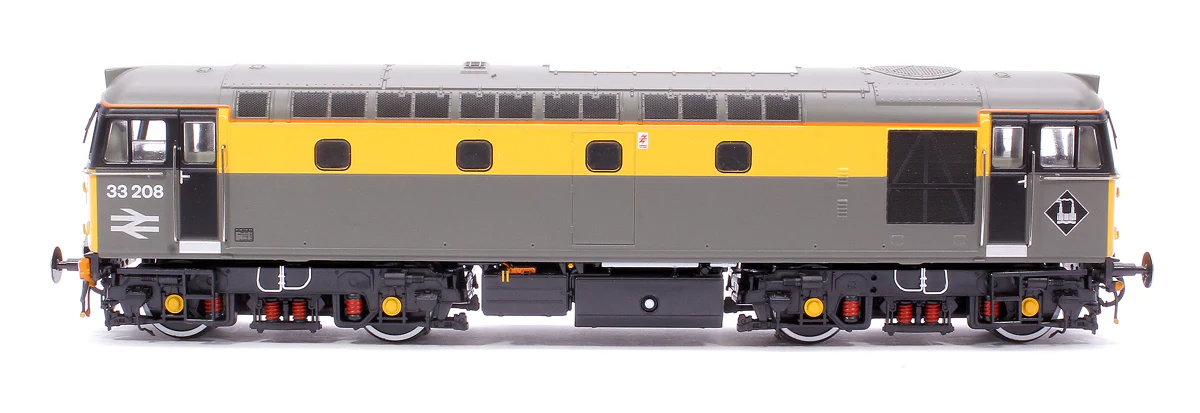 Class 33/2 33208 BR Railtour Grey/Yellow (headlight) Diesel Locomotive - Image 2