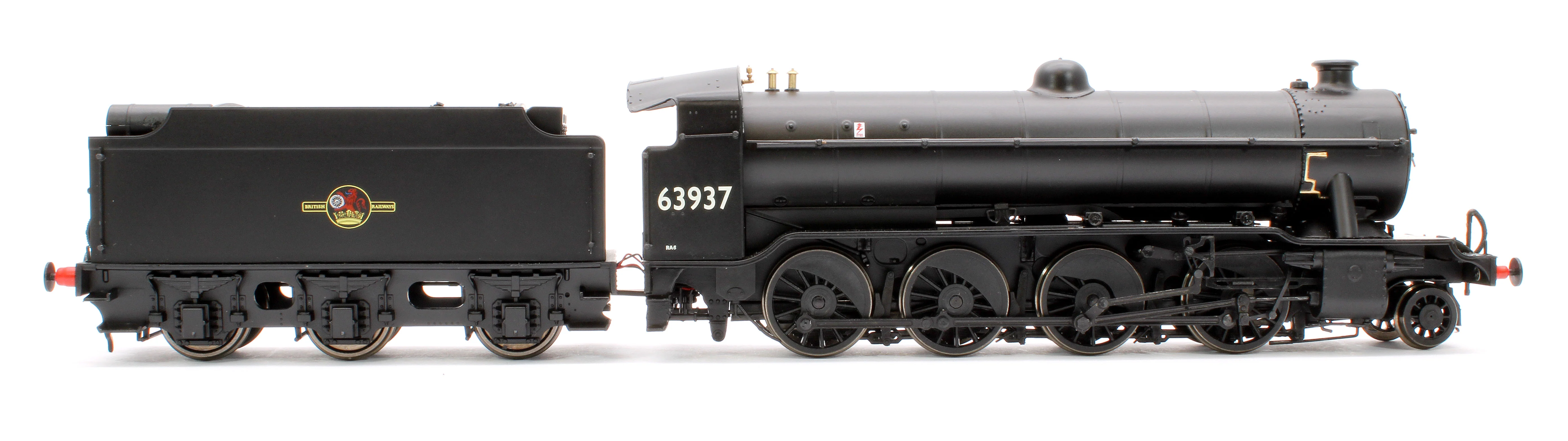 3901 Class O2/2 'Tango' BR Late Crest Black No.63937 (GN Cab/LNER Flush-Sided Tender) Steam Locomotive - Image 10